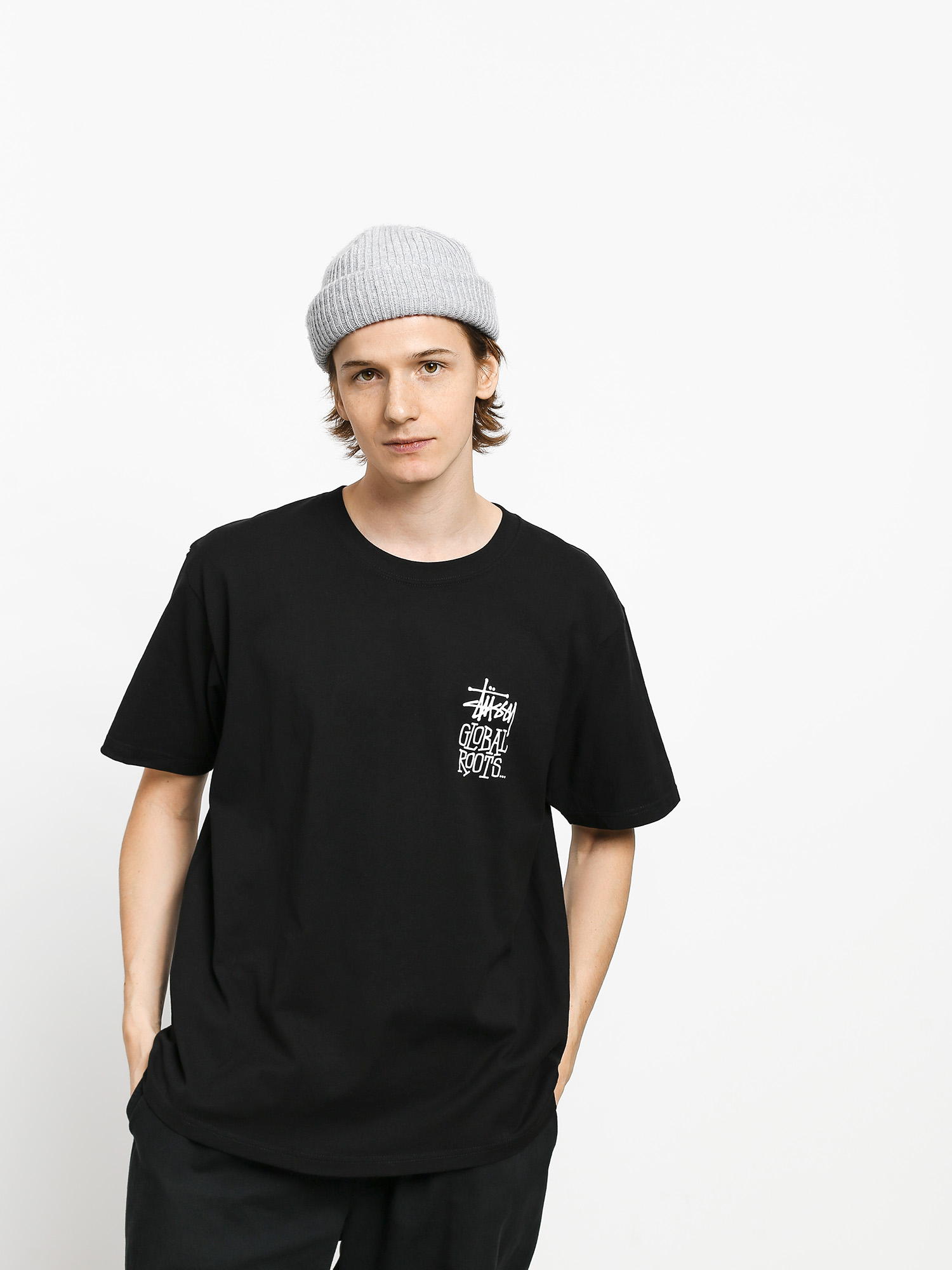 stussy global roots tee