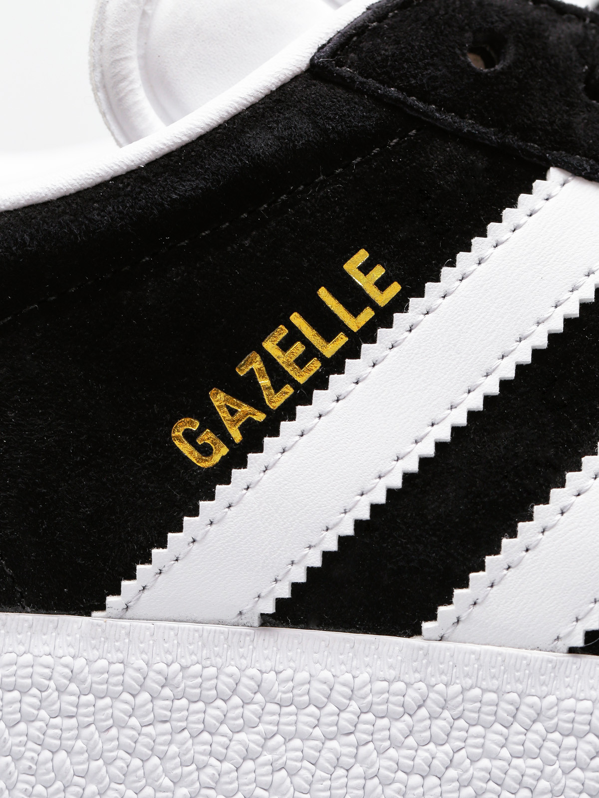 adidas Gazelle Shoes (cblack/white/goldmt)