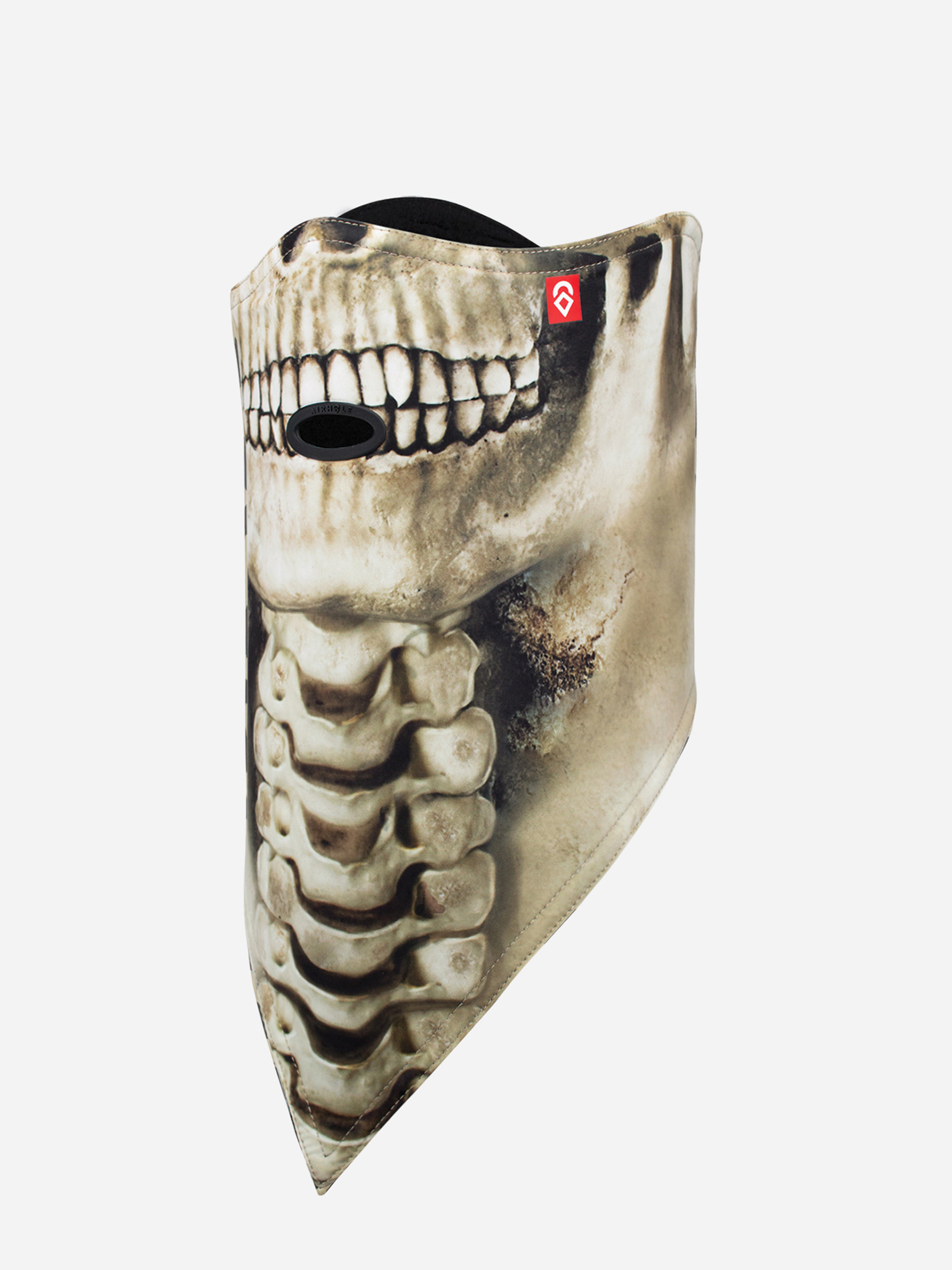 Airhole Facemask Standard Bandana - grey (skull)