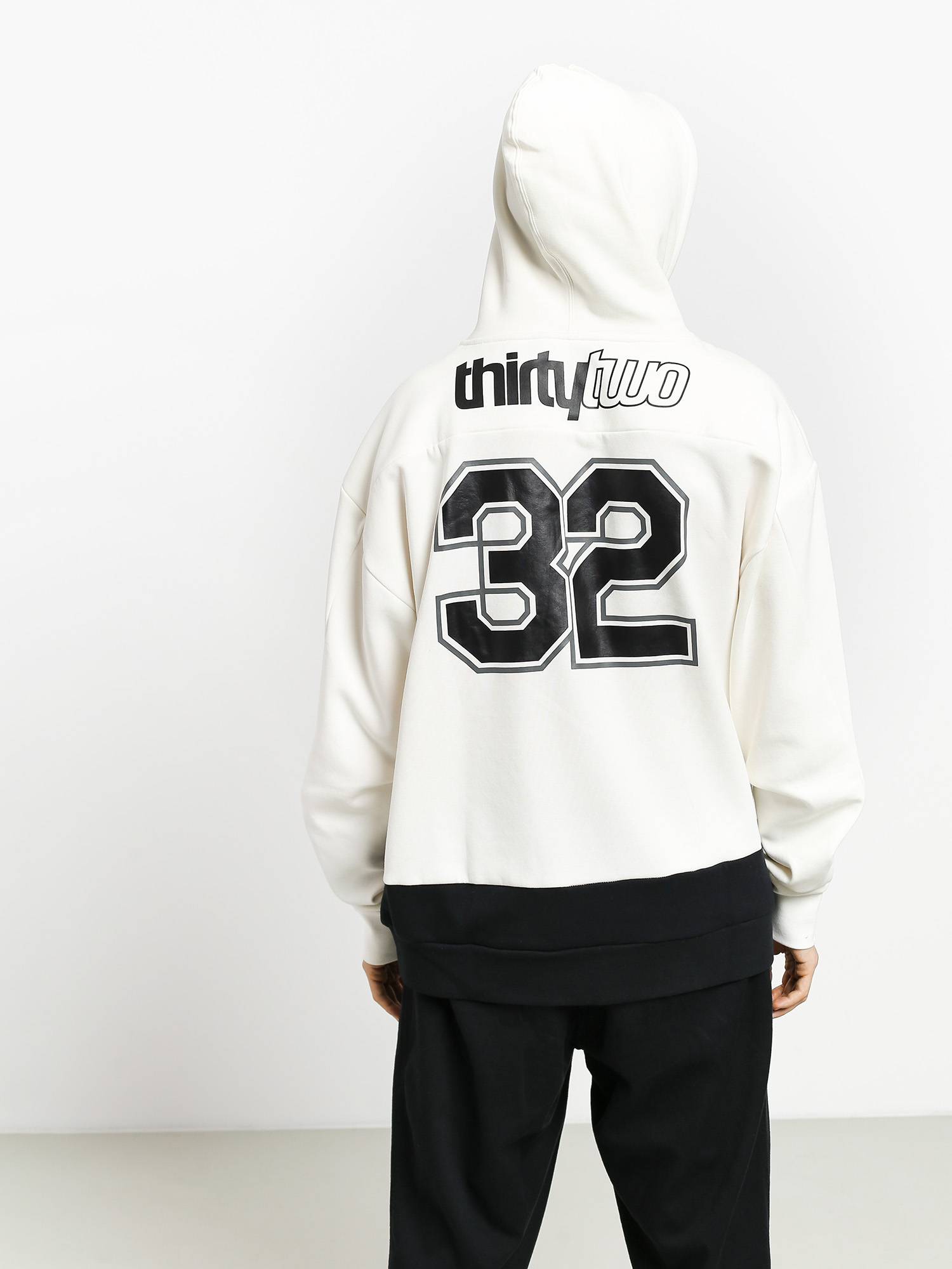 ThirtyTwo Tm HD Hoodie white (black/white)
