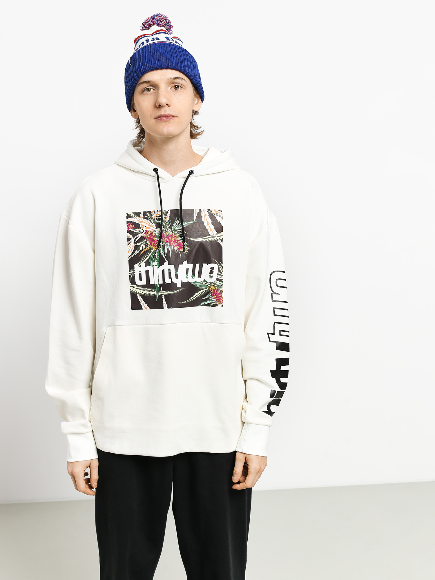 Mens ThirtyTwo Boxer Graphic Sweatshirt (white)