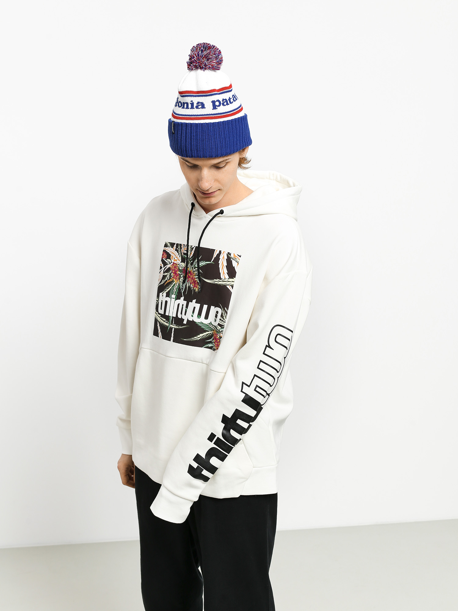 Mens ThirtyTwo Boxer Graphic Sweatshirt (white)