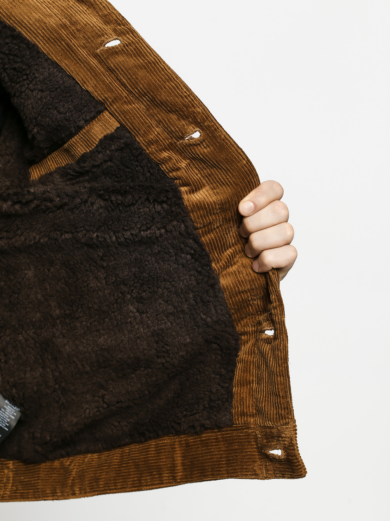 Brixton Cable Sherpa Jacket (brass)