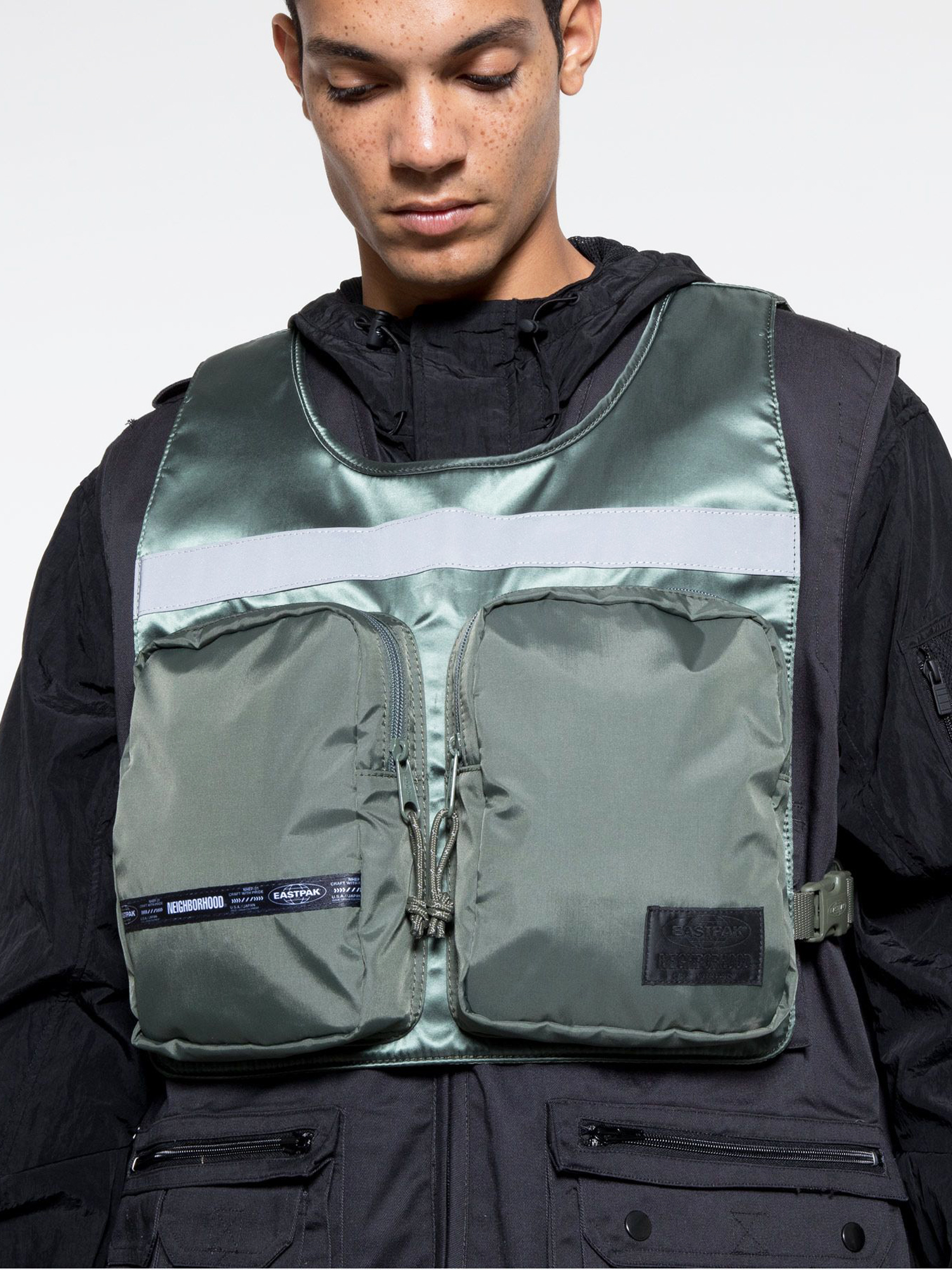 Eastpak X Neighborhood Vest Bag Backpack (nbhd olive)