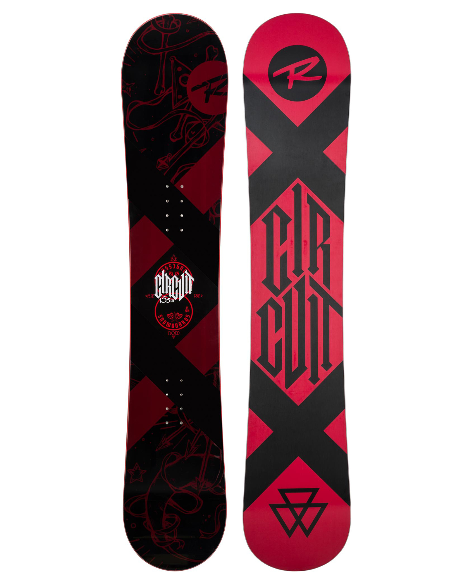 Mens Rossignol Circuit Snowboard (red/black)