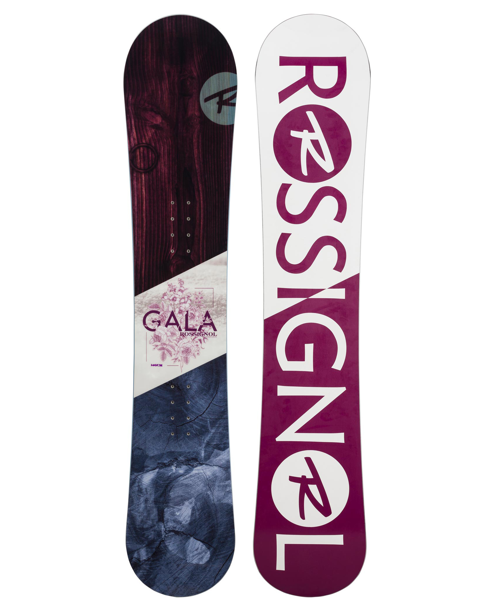 Womens Rossignol Gala Snowboard (white/maroon)