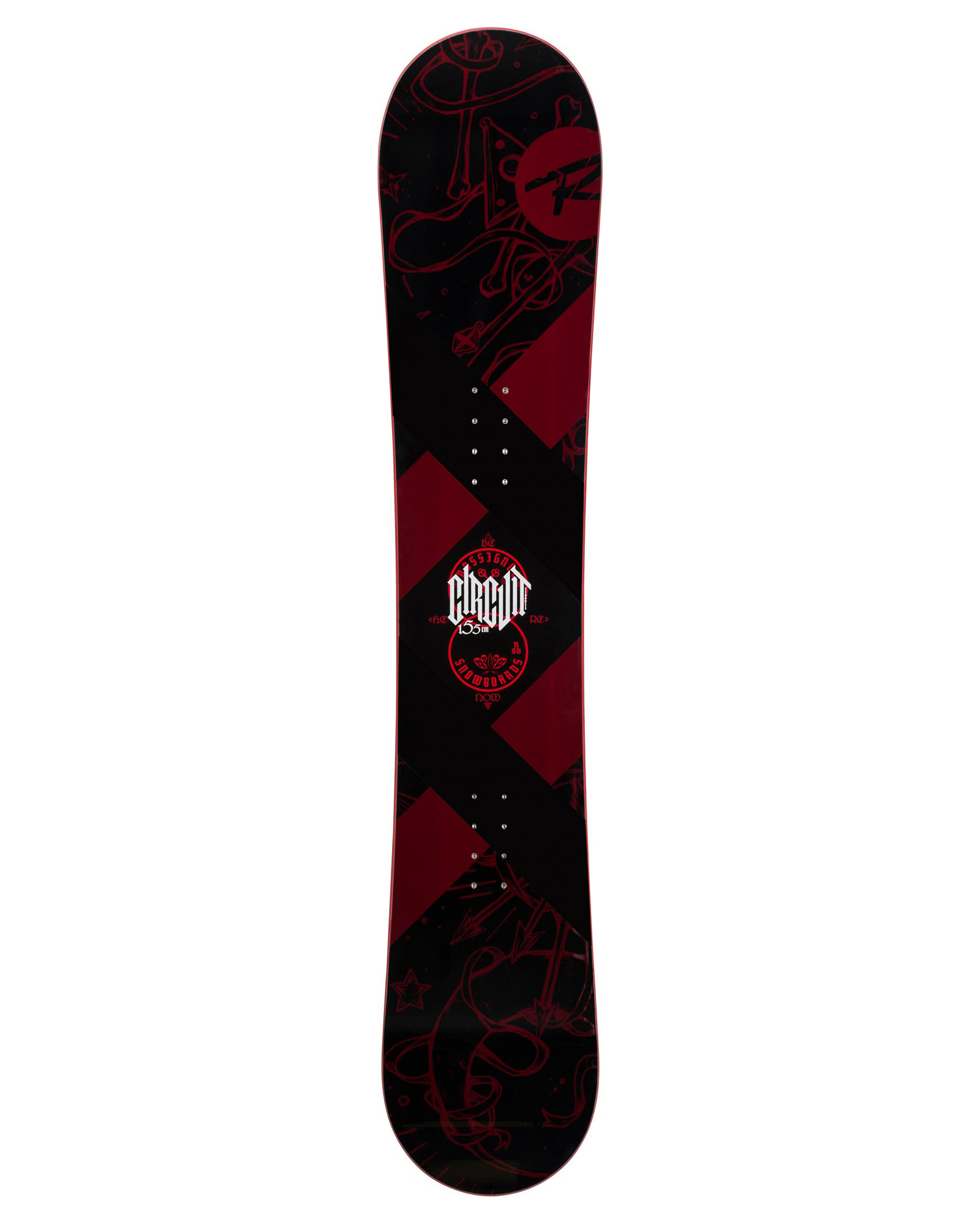 Mens Rossignol Circuit Snowboard (black/red)