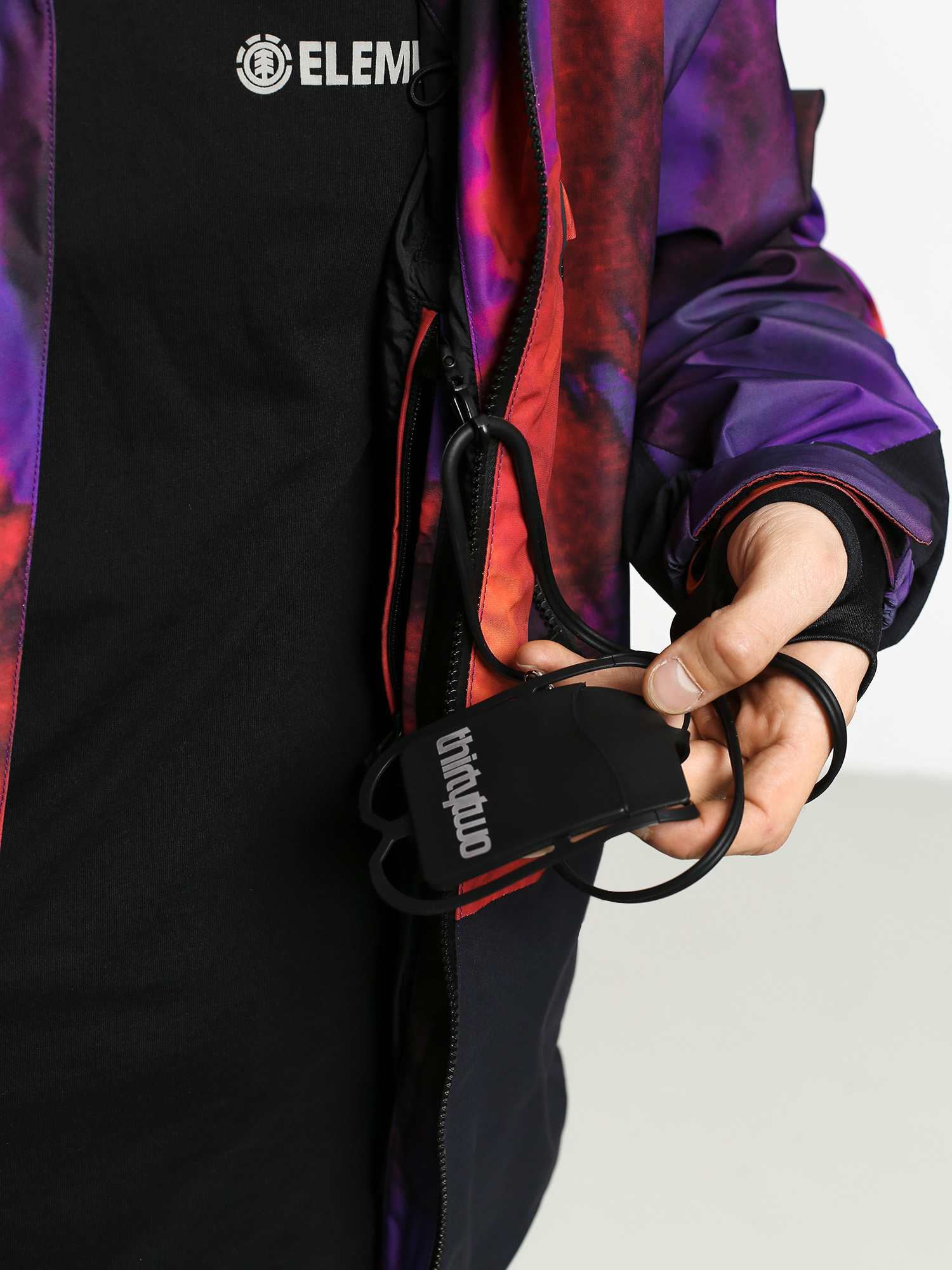 Mens ThirtyTwo Mullair Snowboard jacket (black/purple)