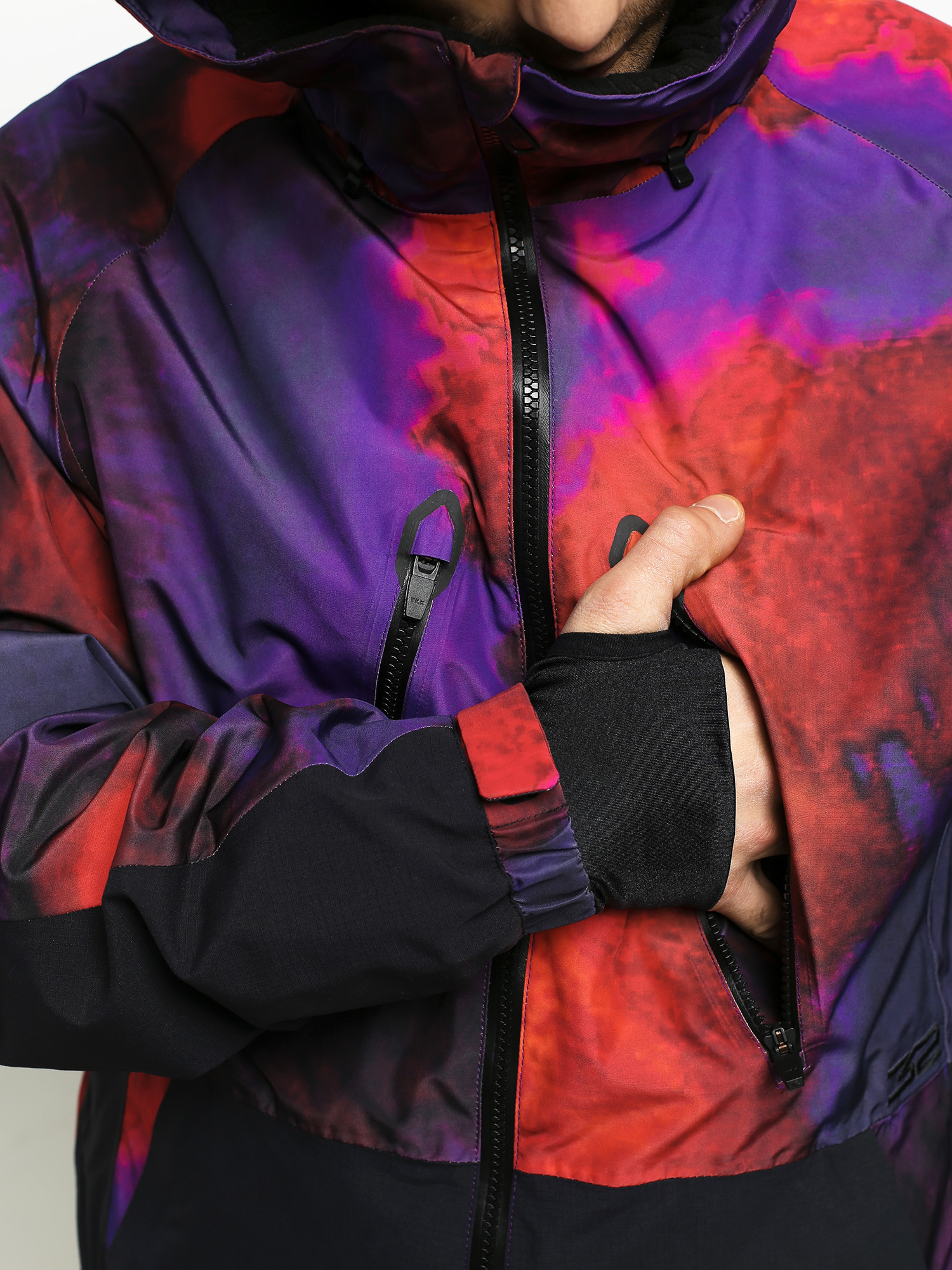 Mens ThirtyTwo Mullair Snowboard jacket (black/purple)