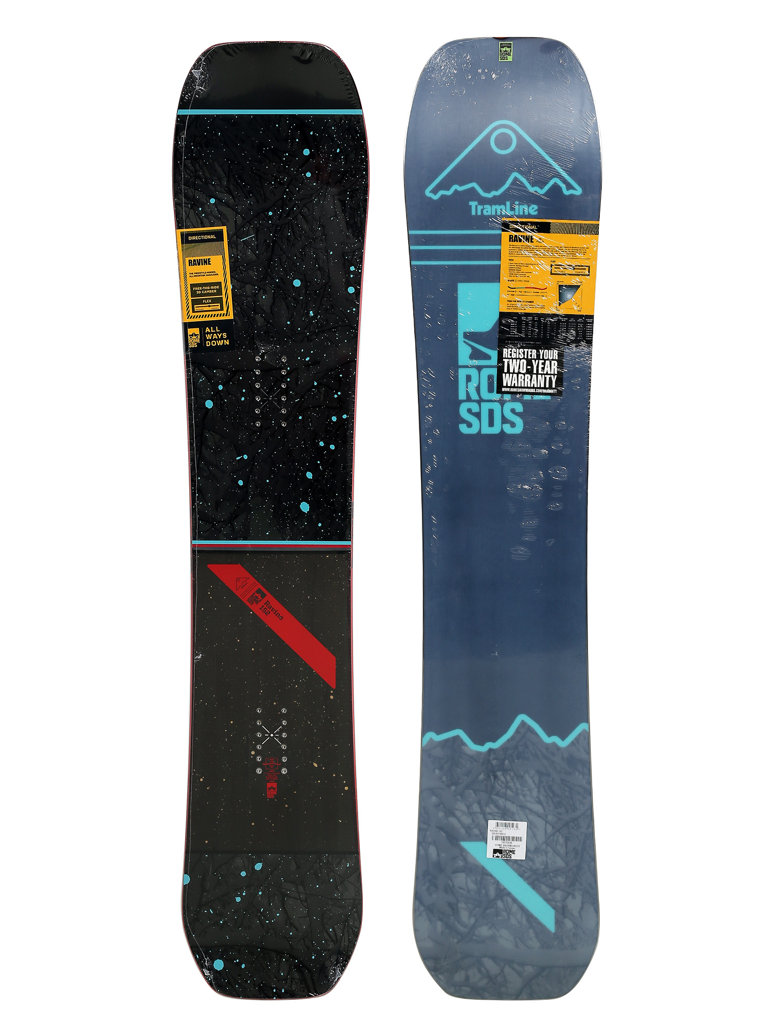 Rome Ravine Snowboard - multicolor