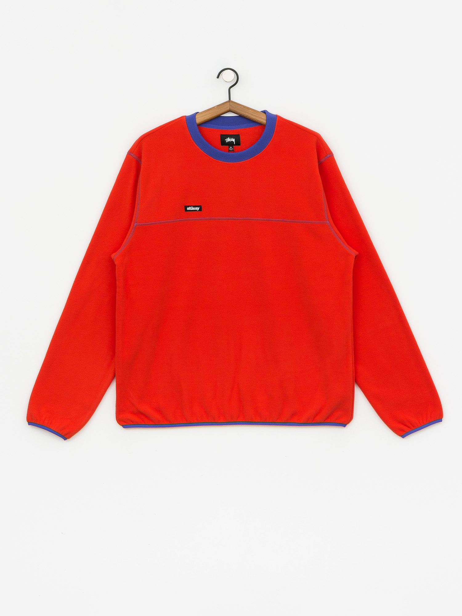 Stussy Polar Fleece Sweatshirt (red)