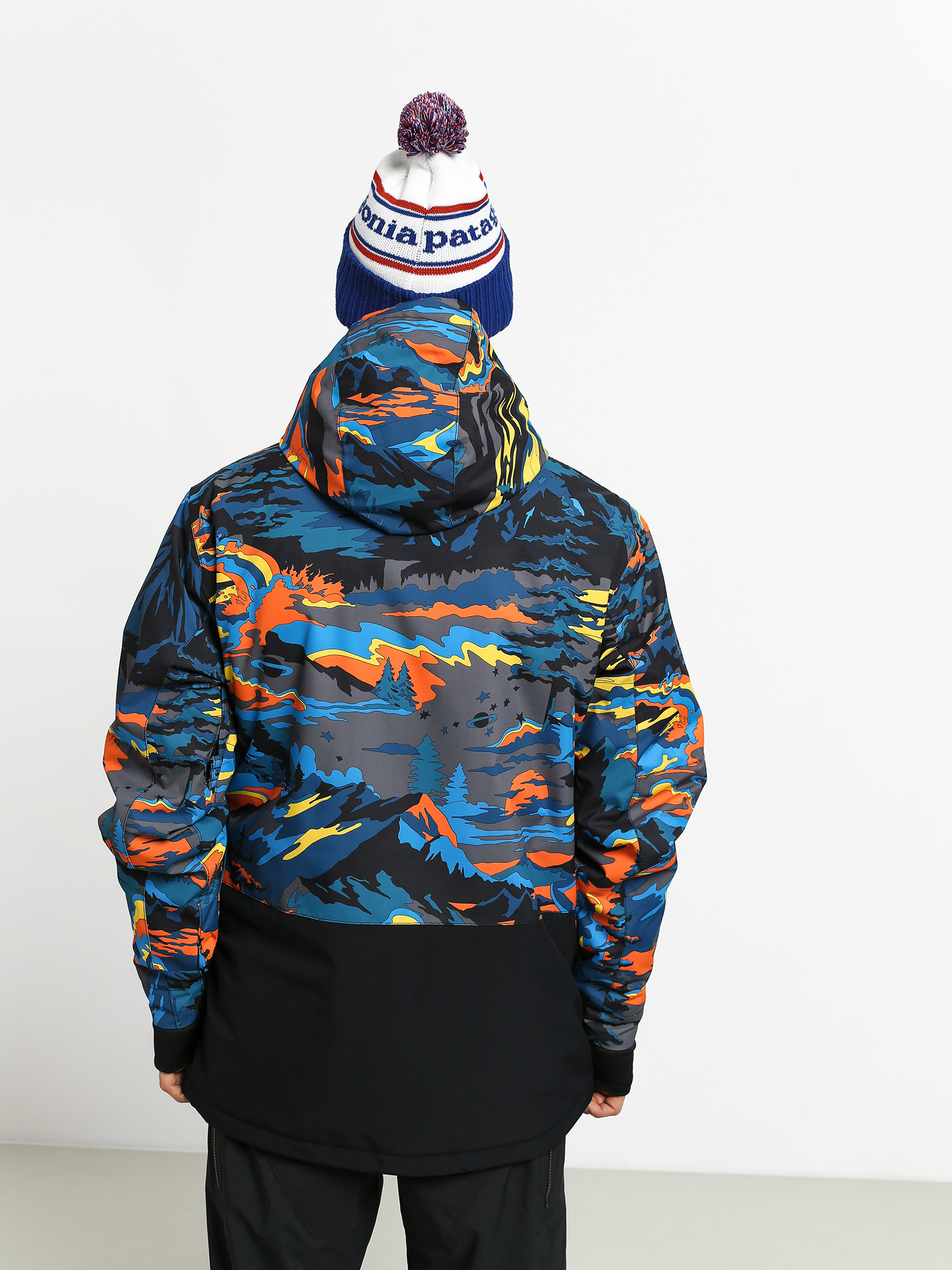 multicolor snowboard jacket