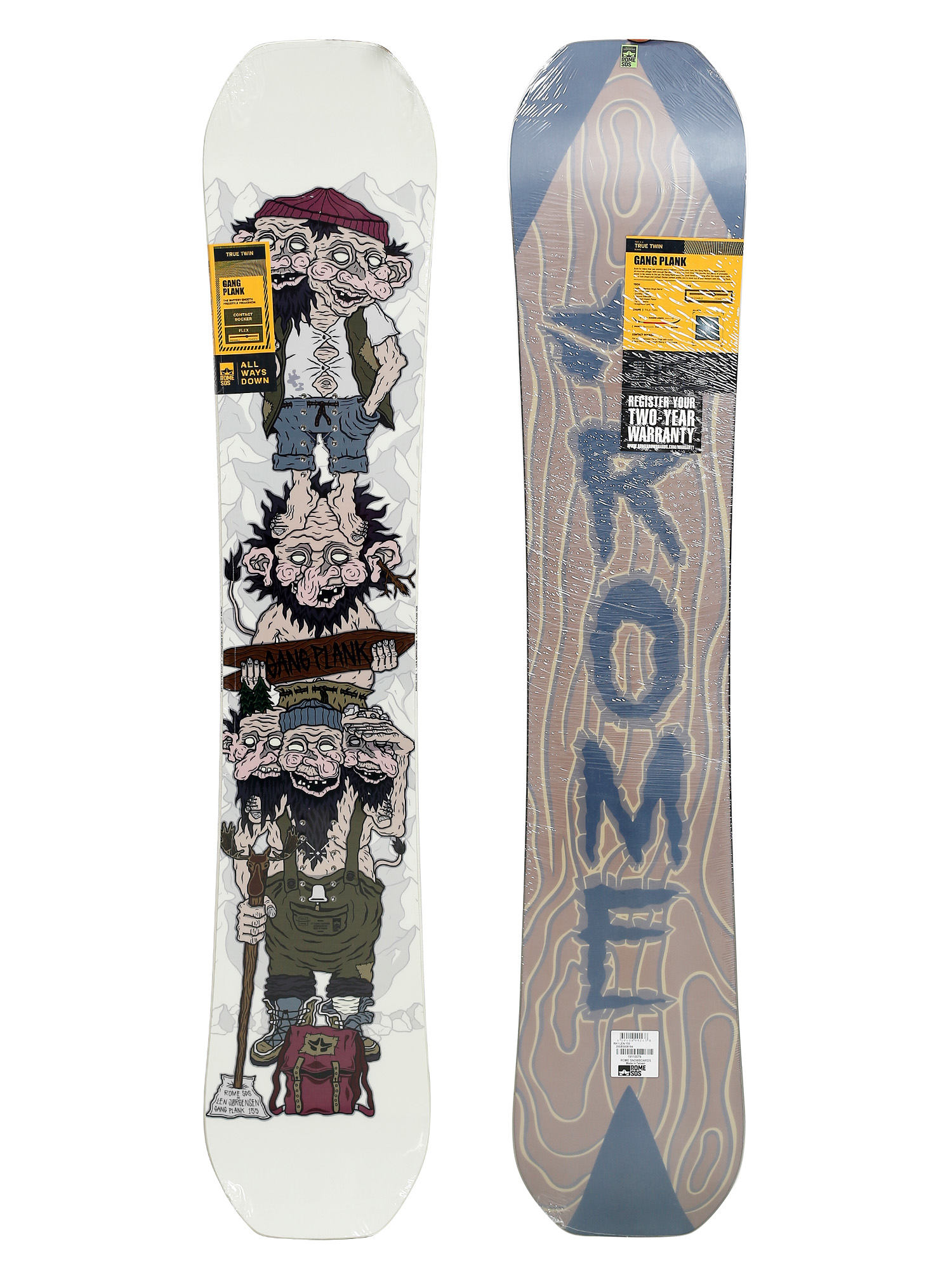Rome Len's RK1 Gang Plank Snowboard (multi)