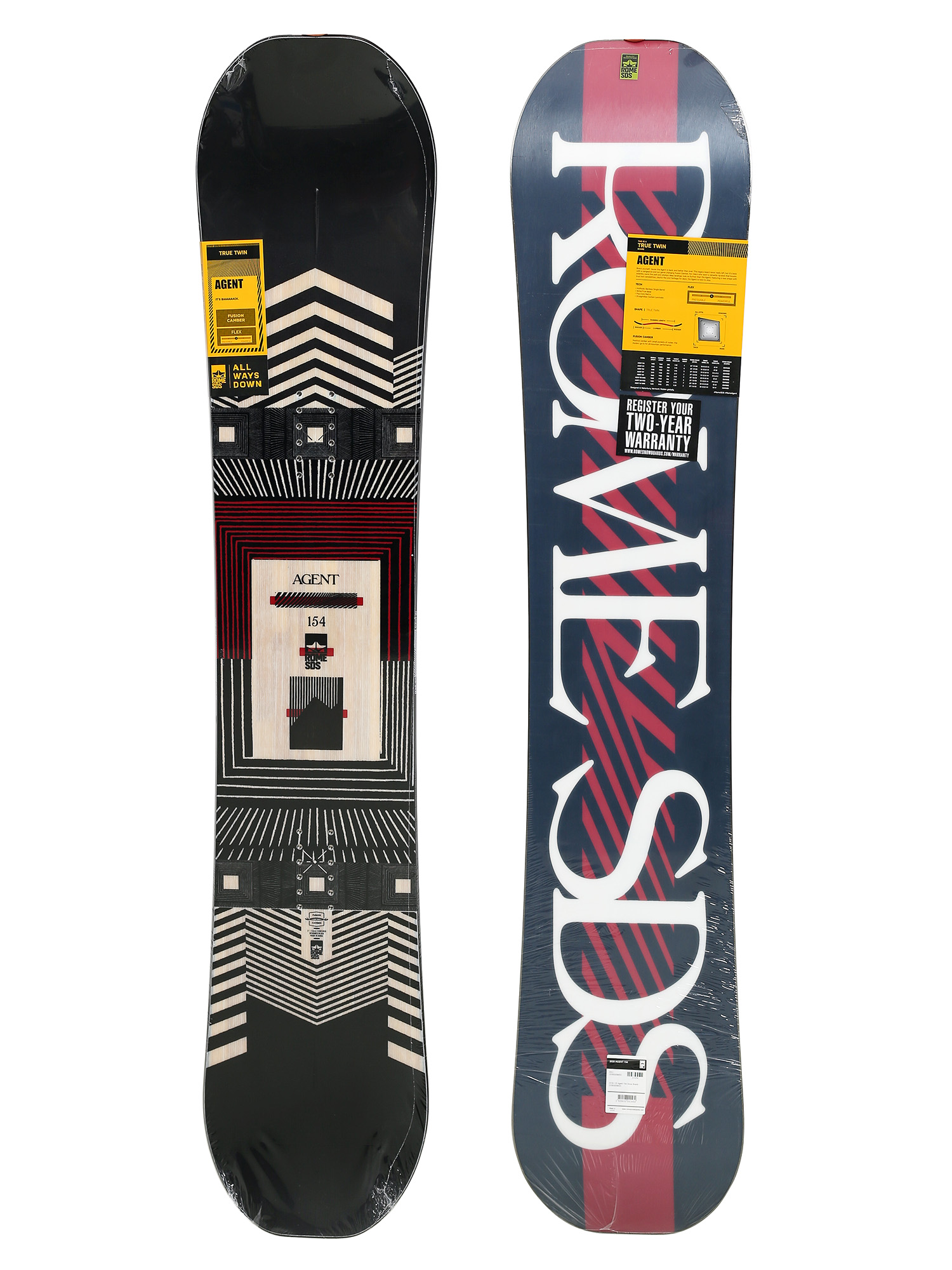 Mens Rome Agent Snowboard