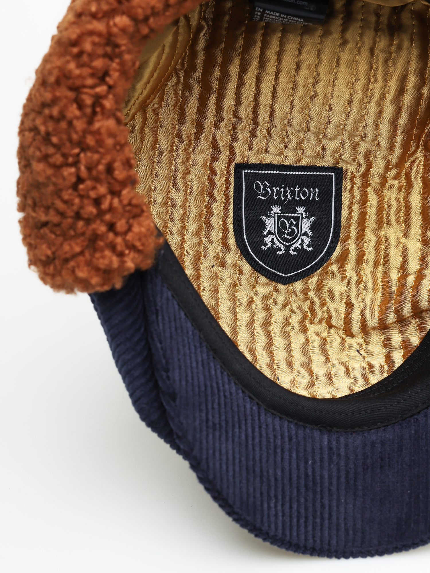 Brixton Brood Earflap Snap ZD Flat cap - navy blue (washed navy)