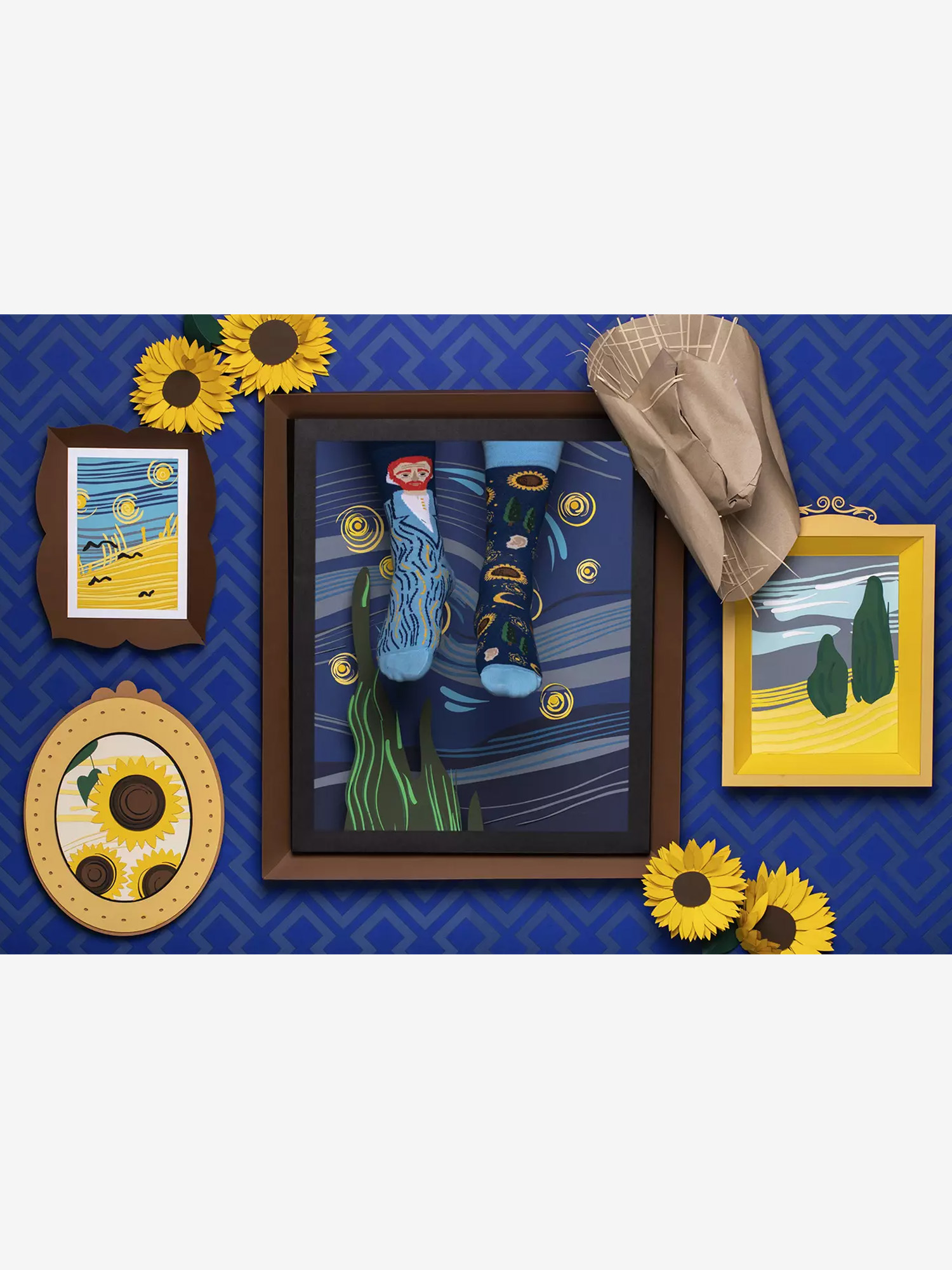 Many Mornings True Vincent Socks (light blue/navy)