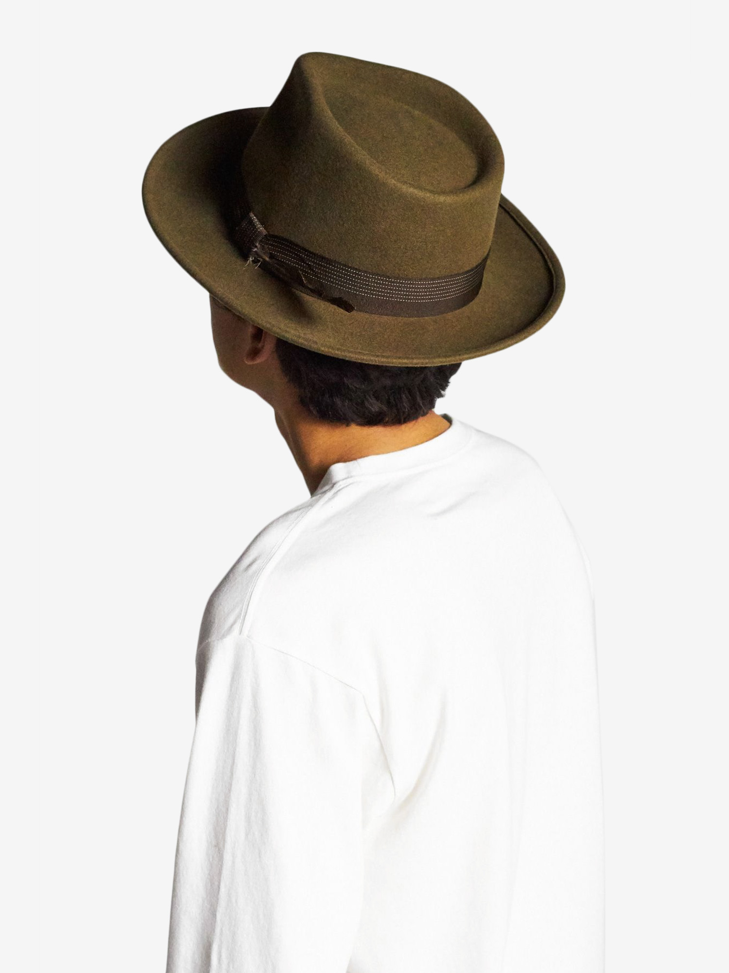 Brixton Swindle II Fedora Hat (olive)