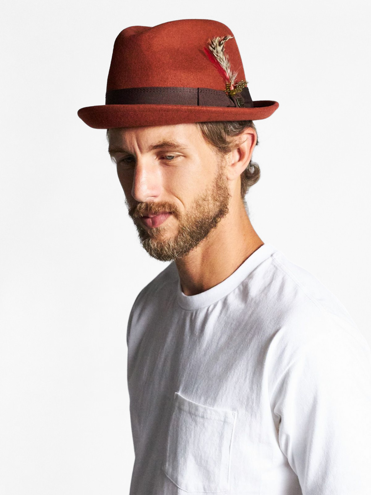 Brixton Gain Fedora Hut/schibermütze (picante)