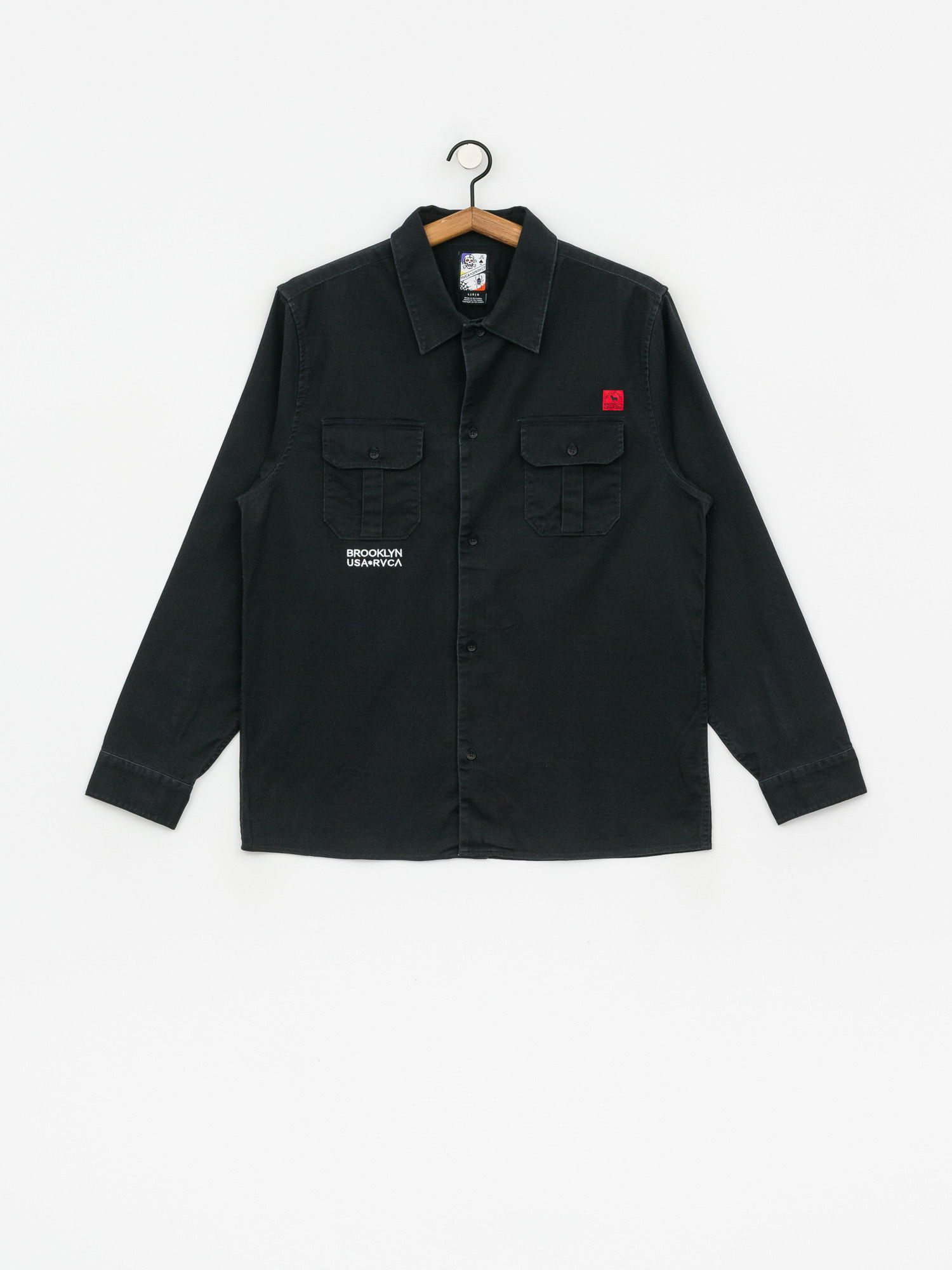 RVCA Smith Street Ls Shirt (black)