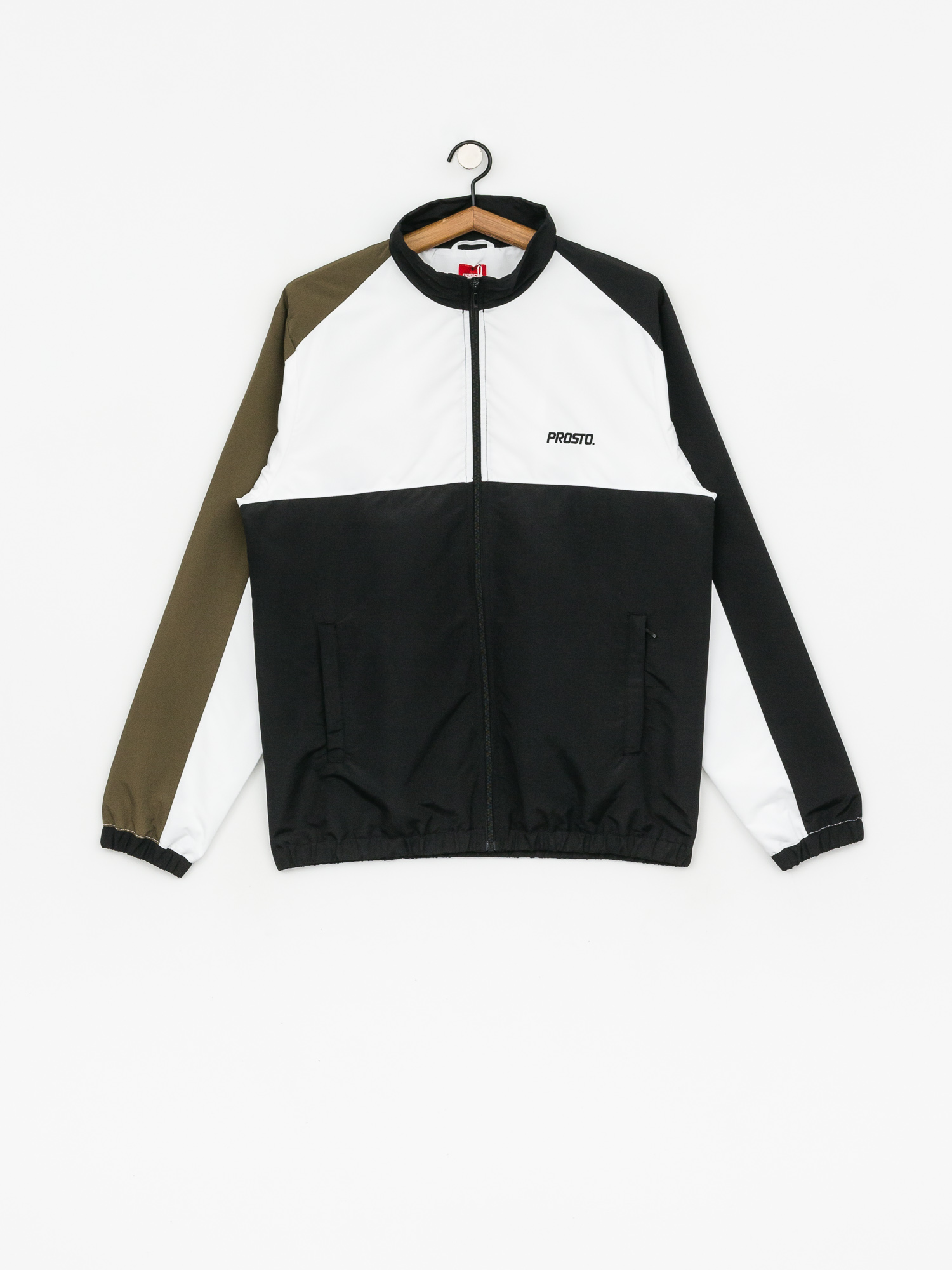 Prosto Tracksuit Clash Sweatshirt (white/black)