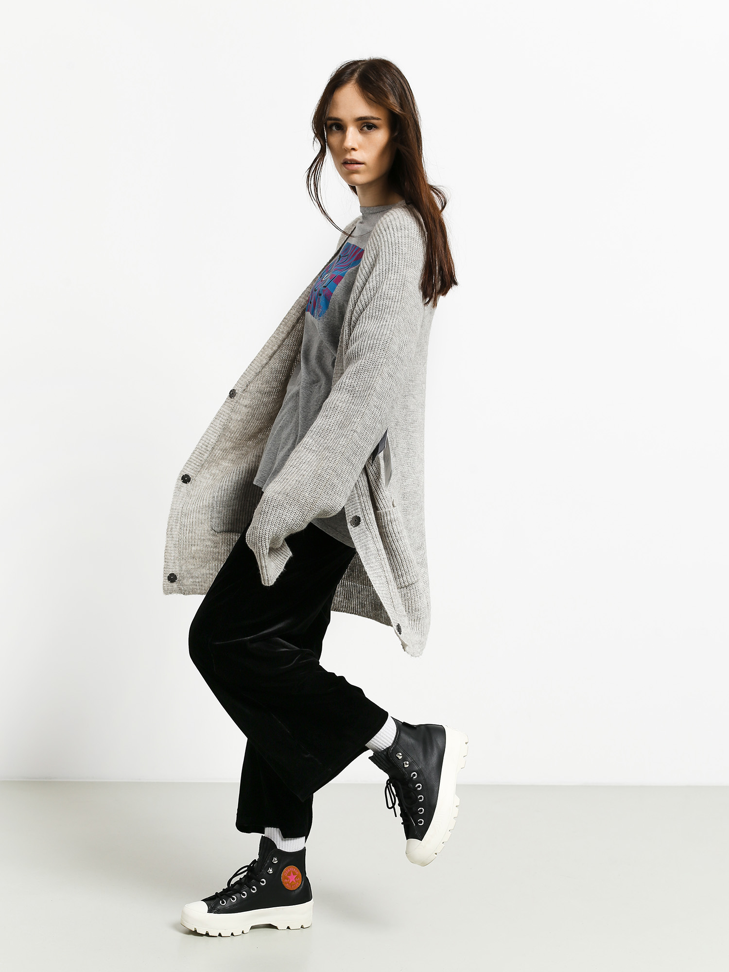 Volcom Sweter Oltime Cardigan Wmn (lgr)