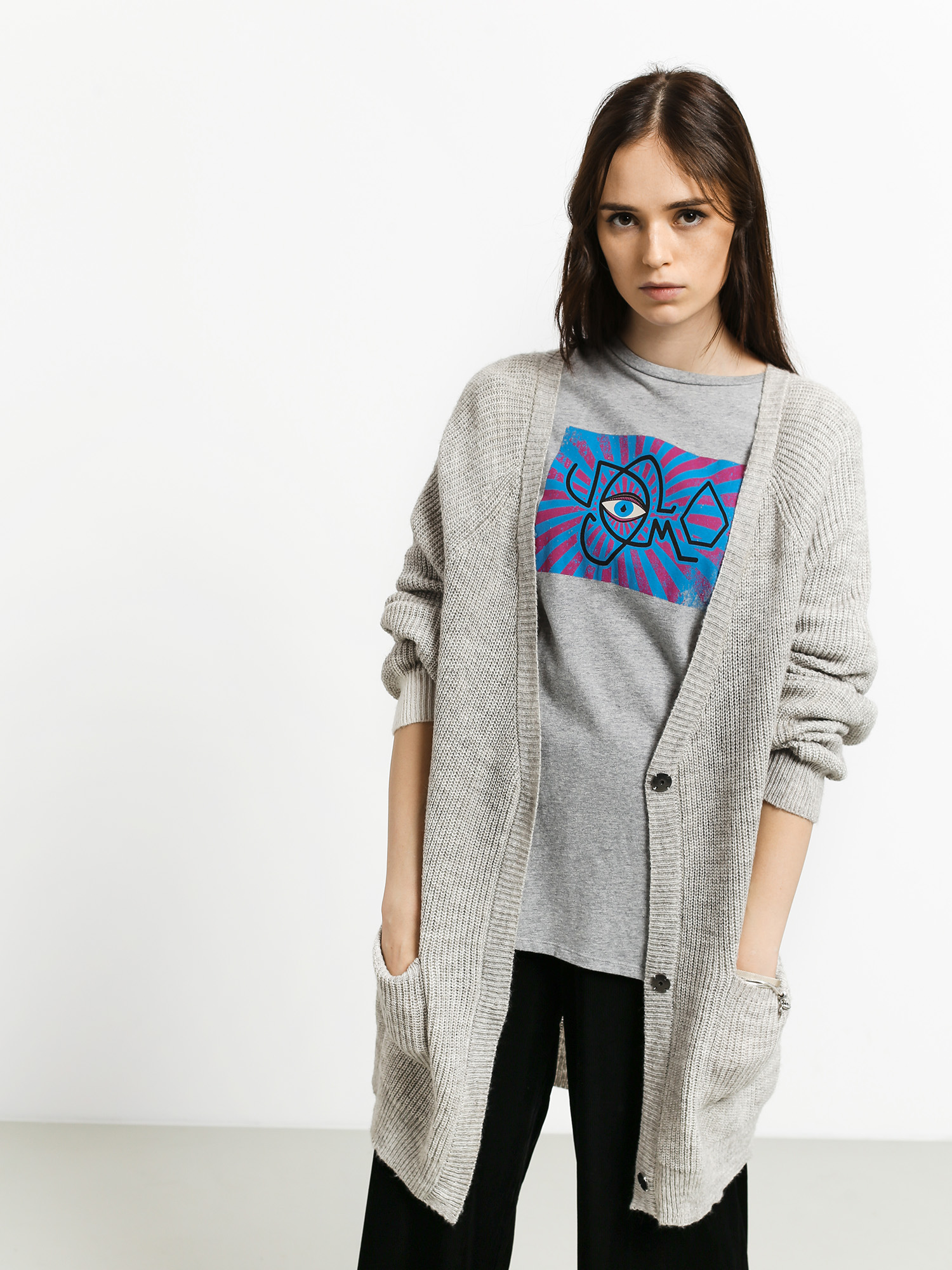 Volcom Sweter Oltime Cardigan Wmn (lgr)