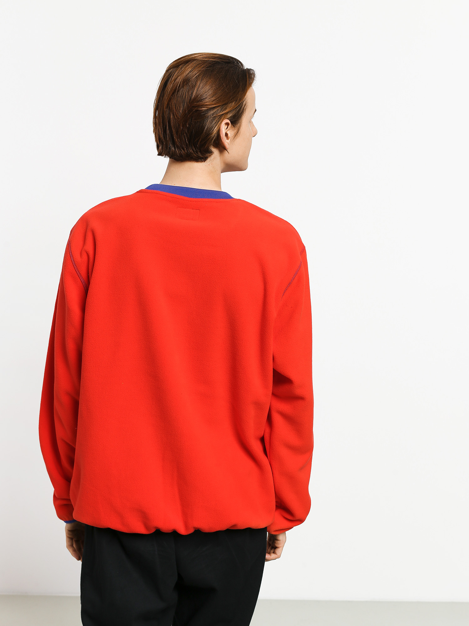 Stussy Polar Fleece Sweatshirt (red)