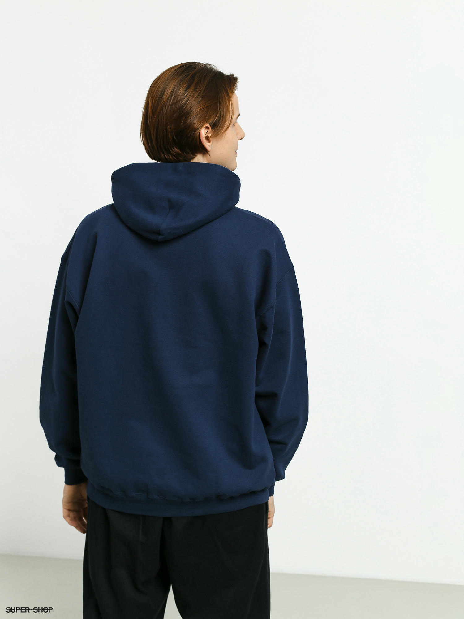 thrasher blue flame hoodie