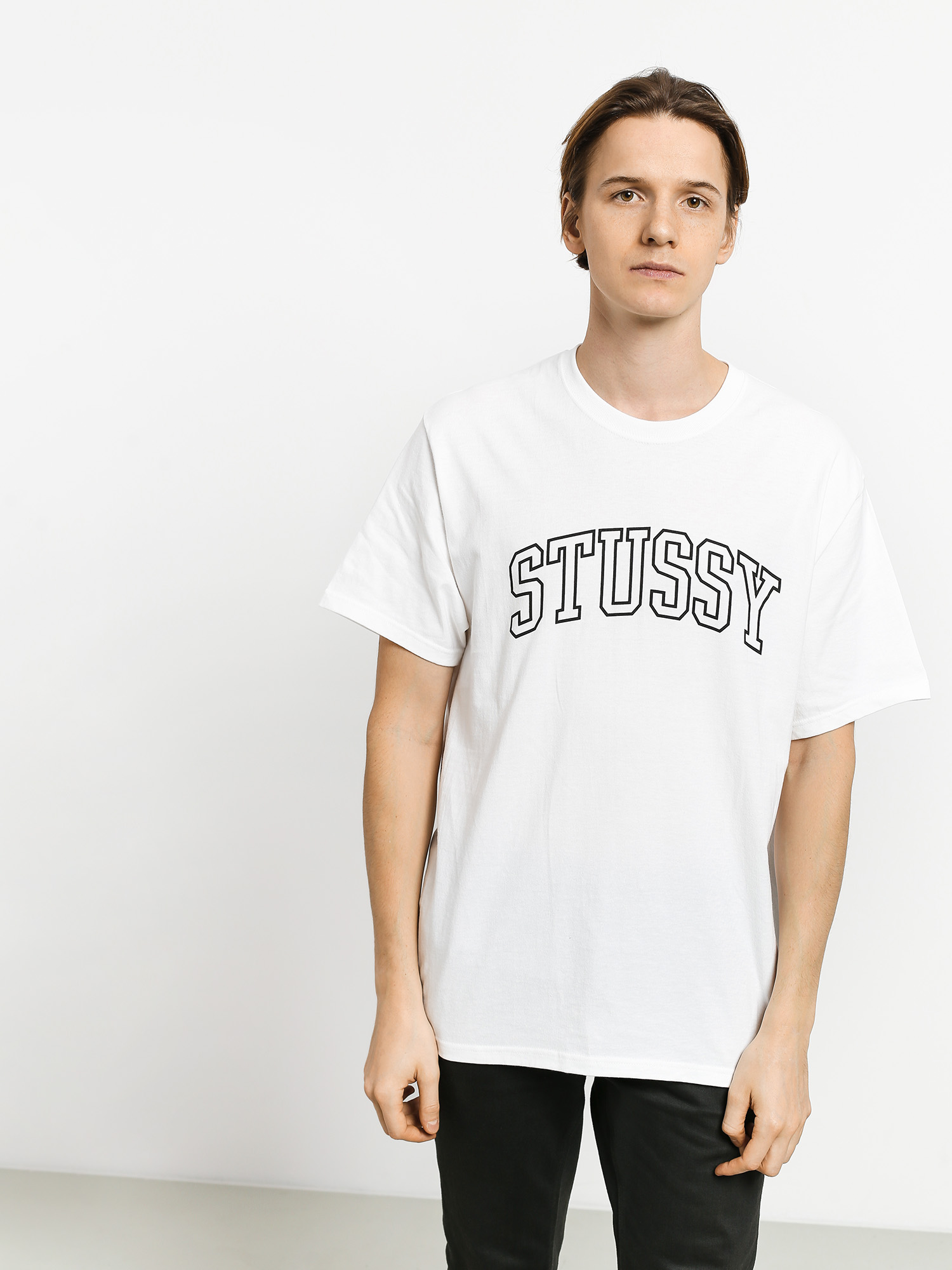 Stussy Collegiate Arc T-shirt - white (white)