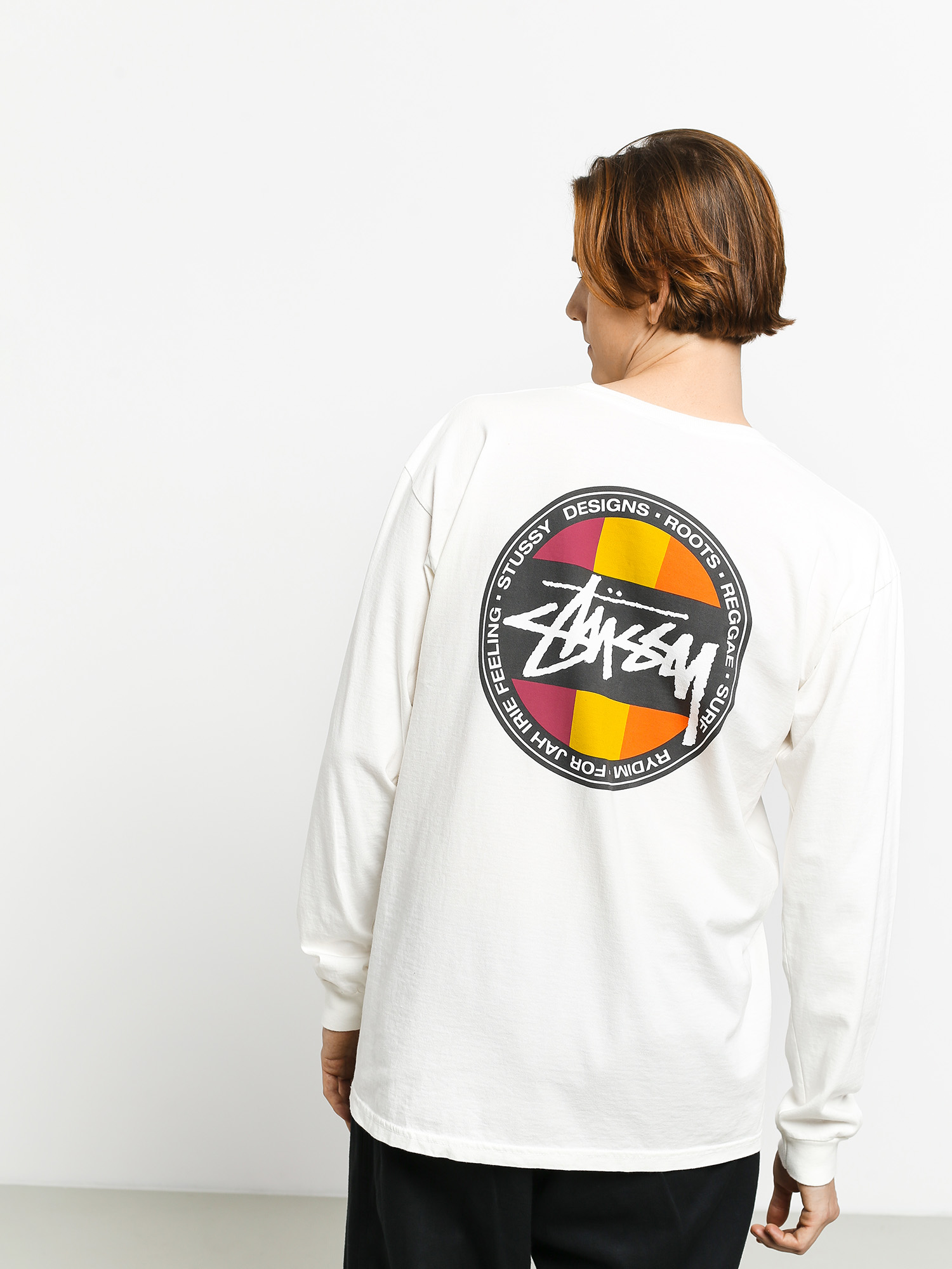 stussy surf dot long sleeve tee