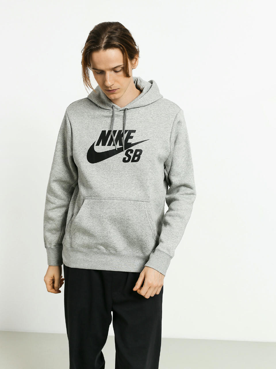 Nike SB Hoodie Sb Icon HD (dk grey heather/black)