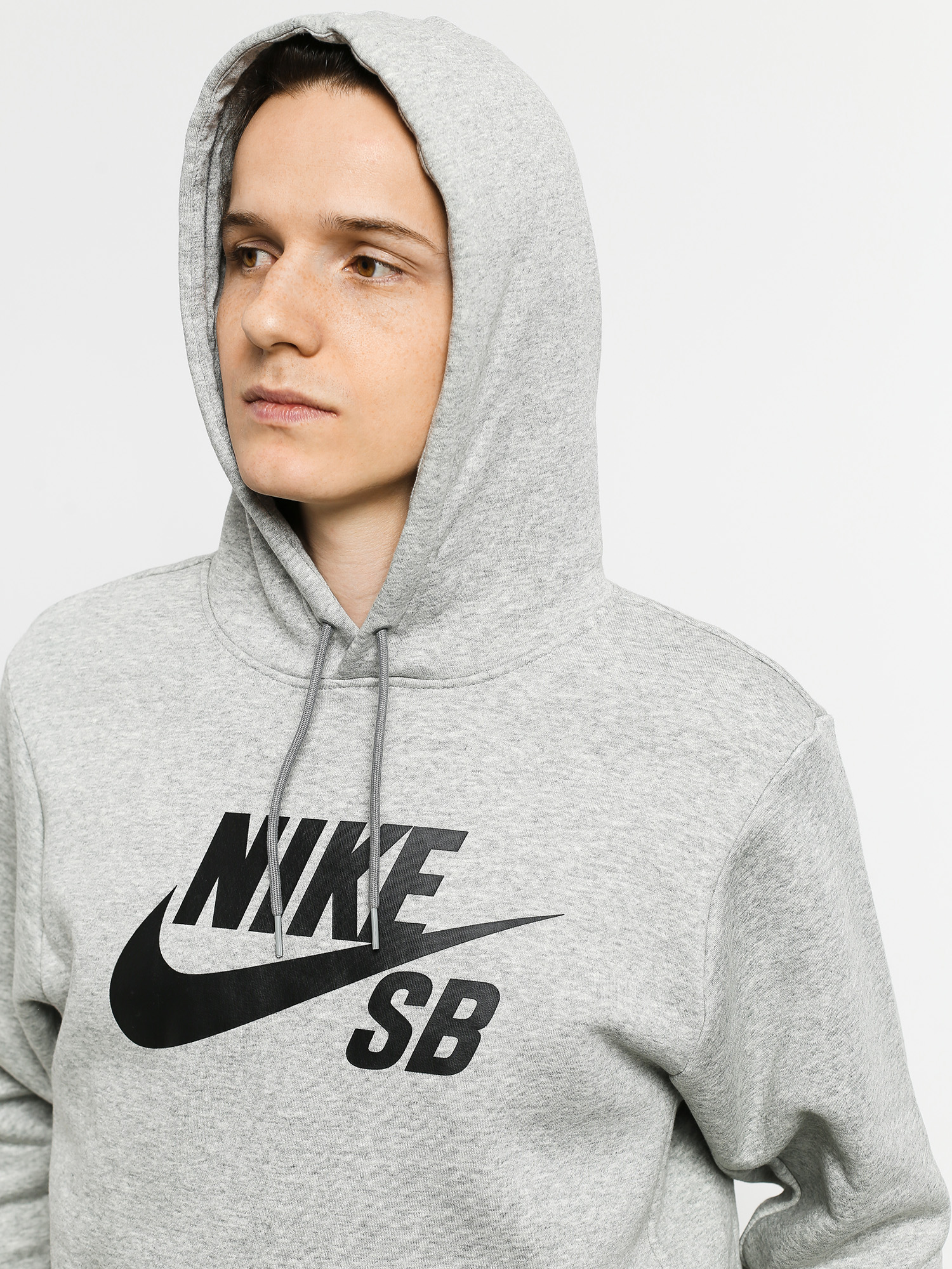 Nike SB Hoodie Sb Icon HD (dk grey heather/black)