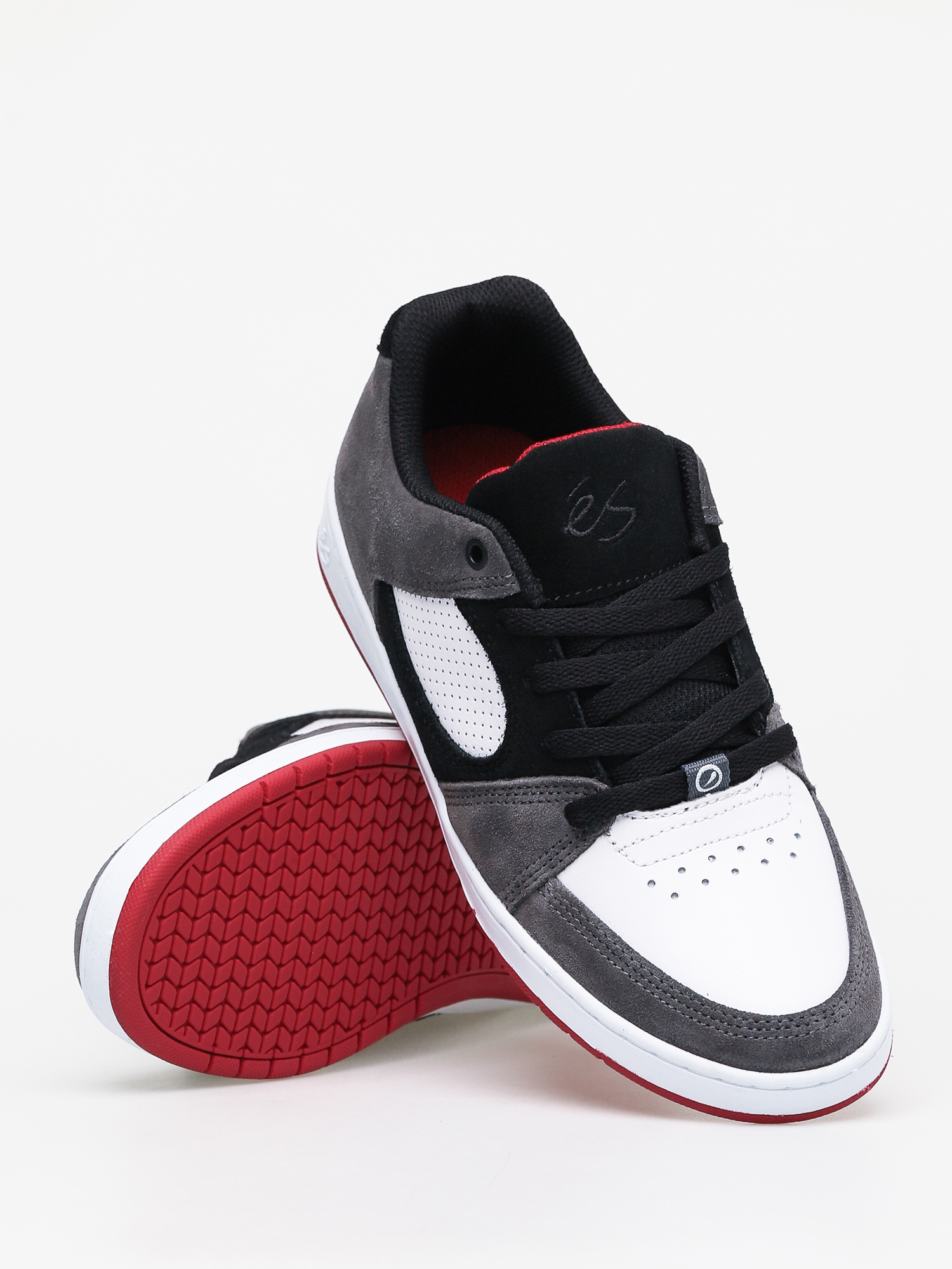 Es Accel Slim Shoes Grey White Red
