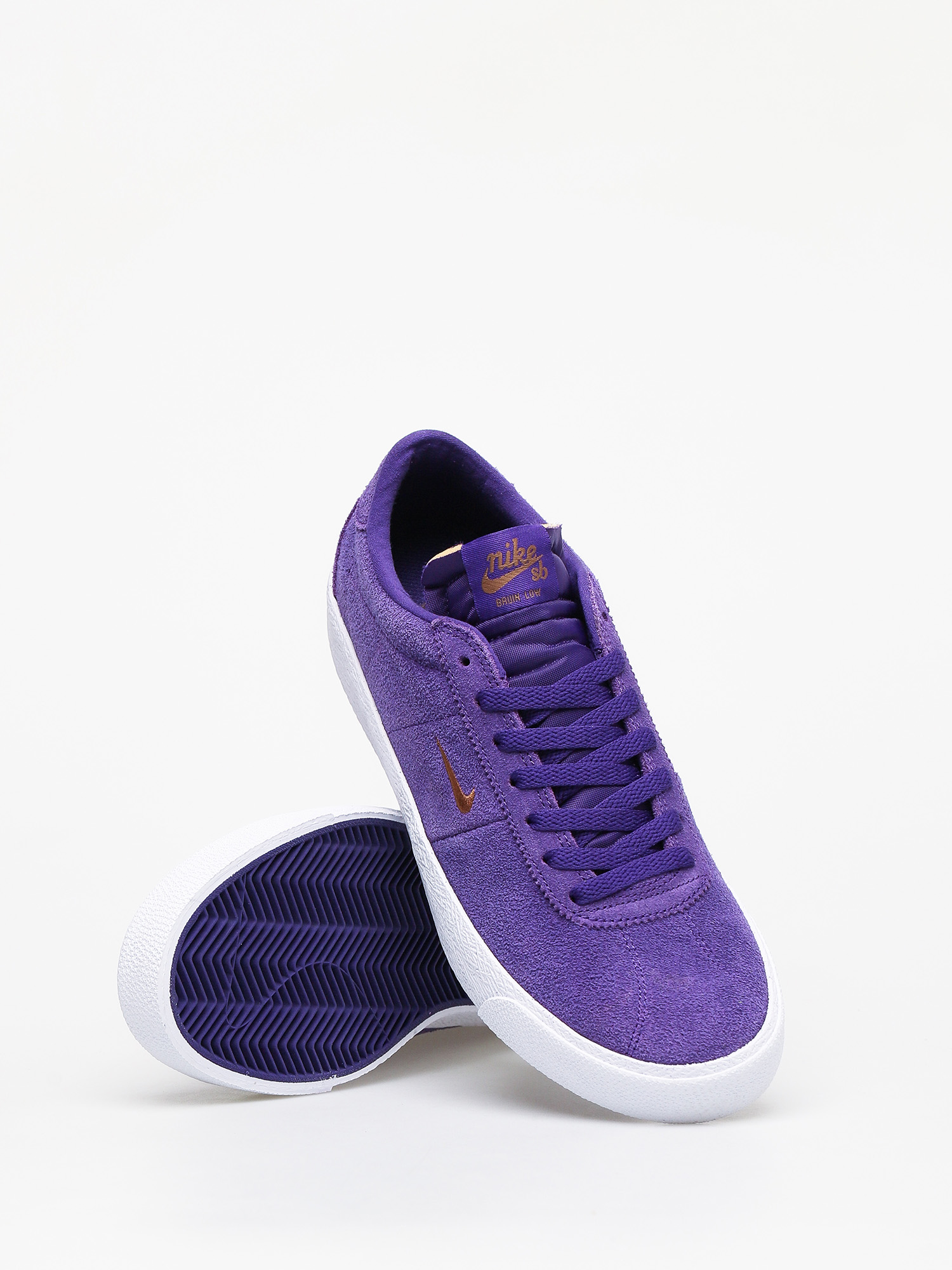 Nike SB Zoom Bruin Ultra Shoes (court purple/lt british tan)