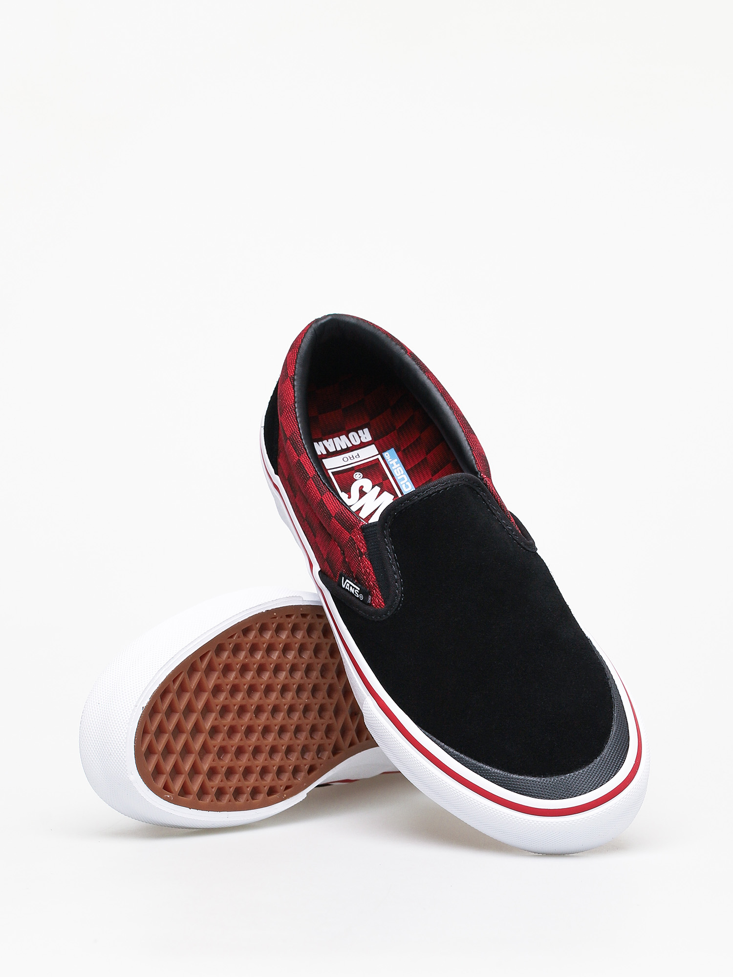 baker x vans slip ons