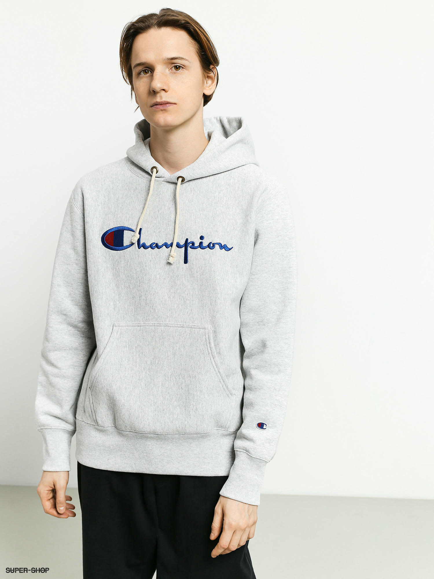 champion bubble letter hoodie