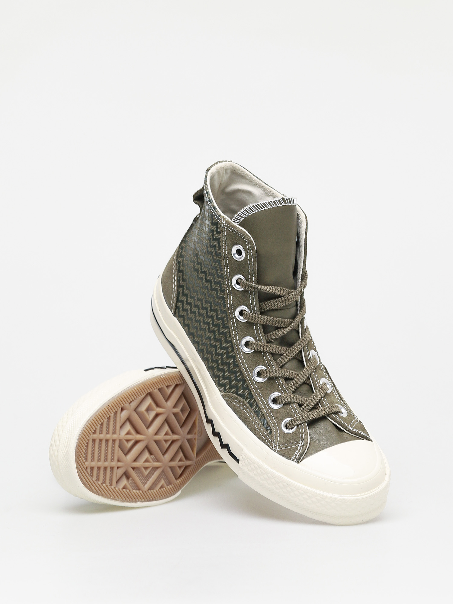 Converse Chuck 70 Hi Leather Chucks Wmn (vltg utitlity green/field surplus)