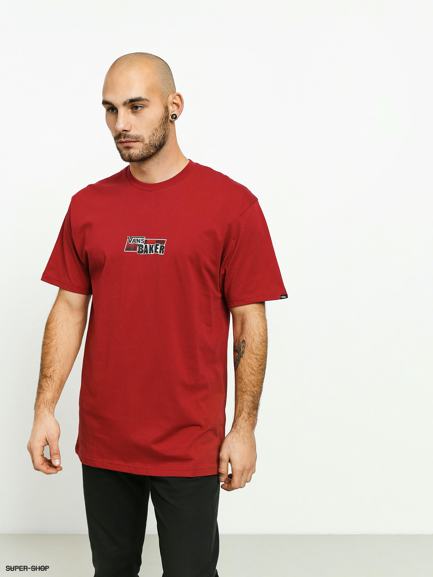 red check t shirt