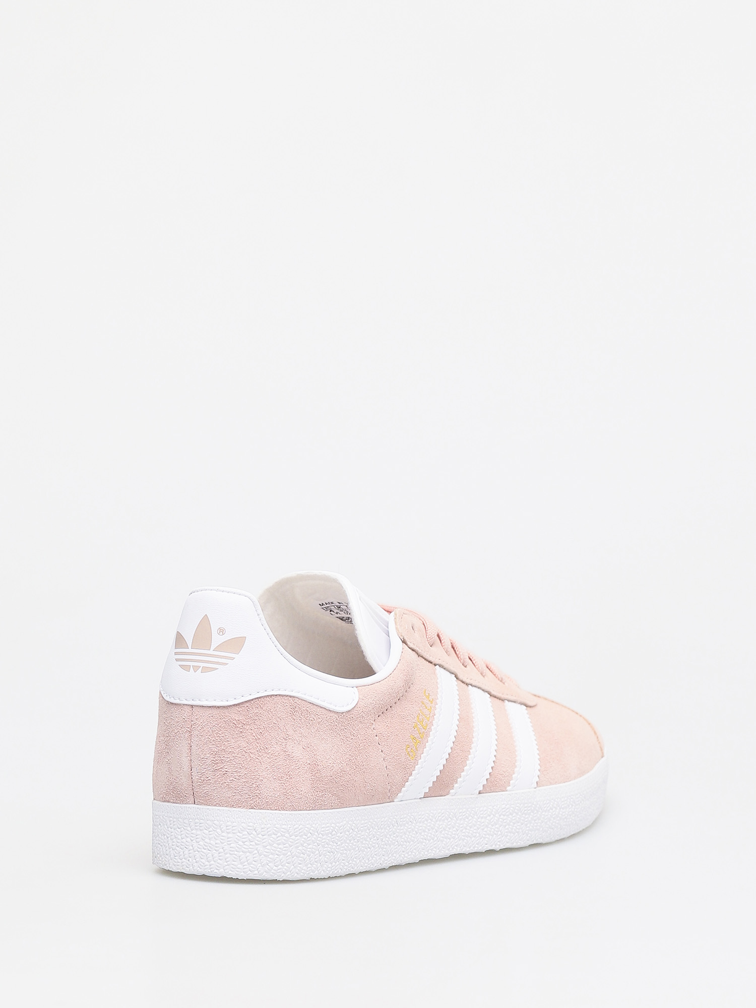 adidas Originals Gazelle Shoes (vapour pink/white/gold met)