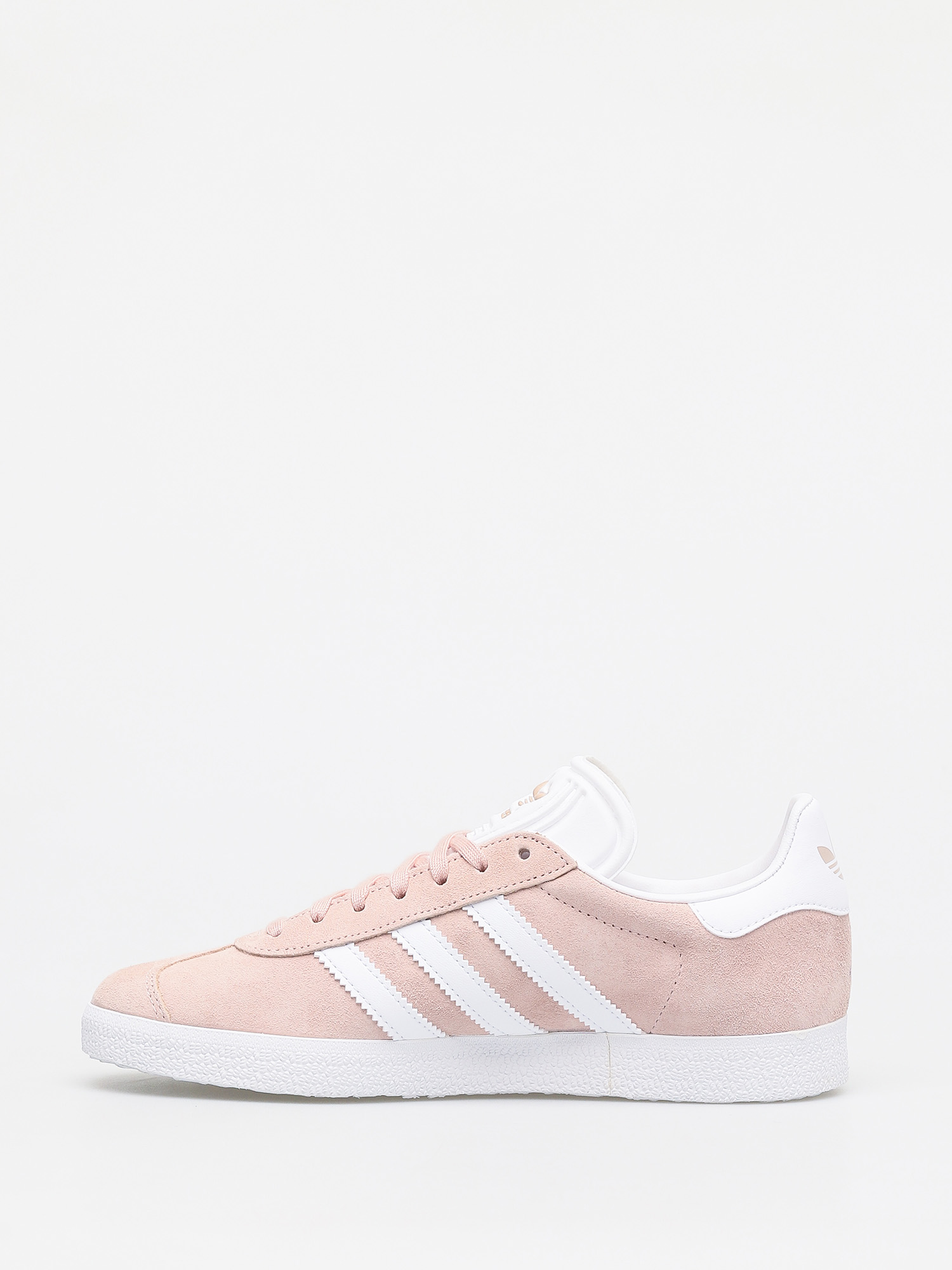 adidas Gazelle Shoes (vapour pink/white/gold met)