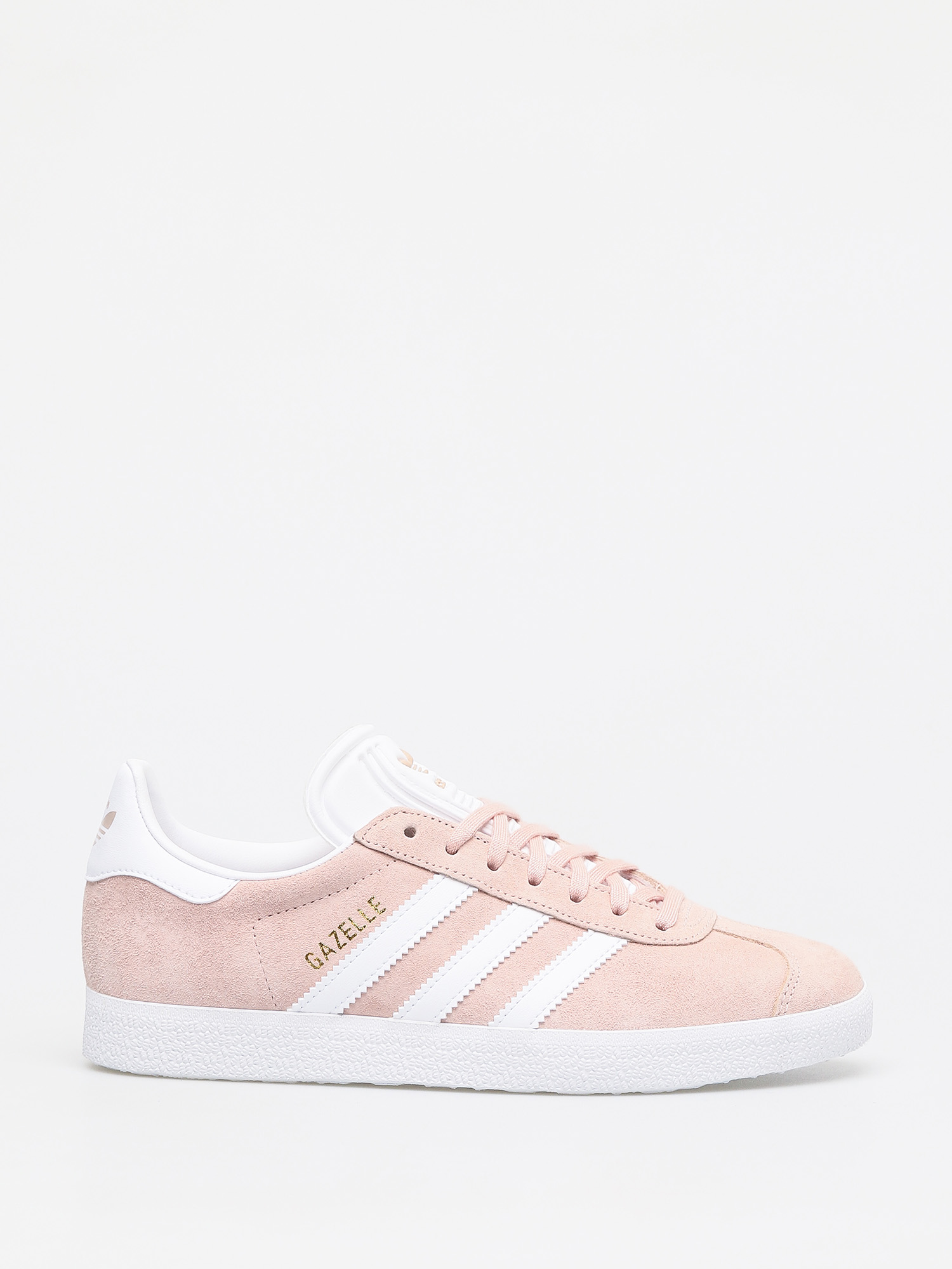 adidas Gazelle Shoes (vapour pink/white/gold met)