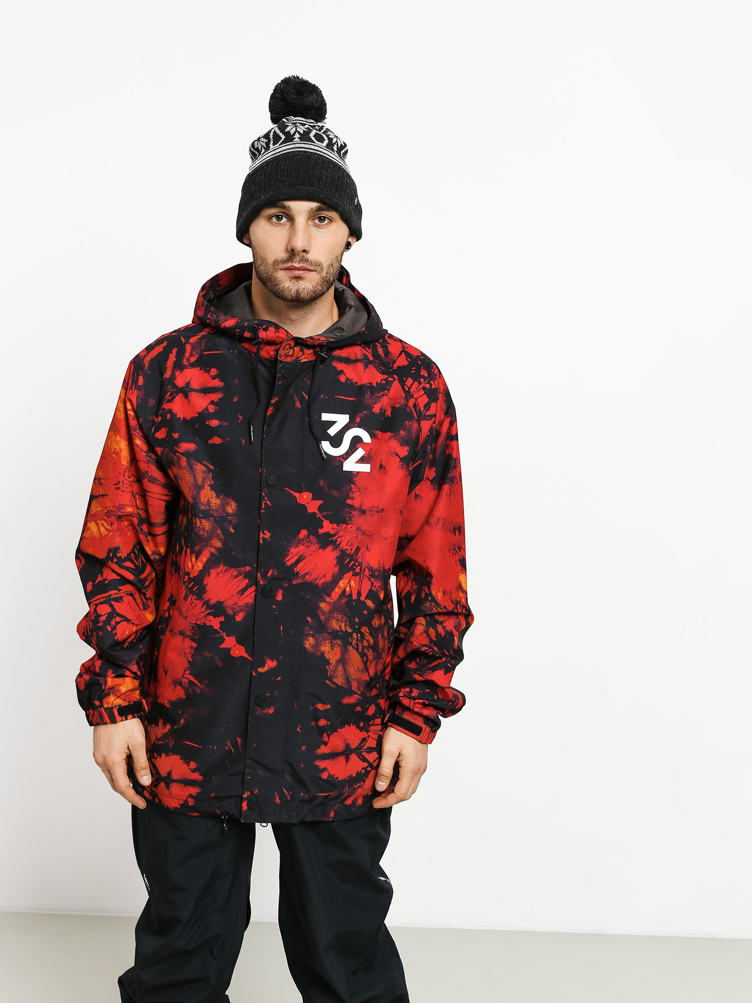 Mens ThirtyTwo Grasser Snowboard jacket (red/black)