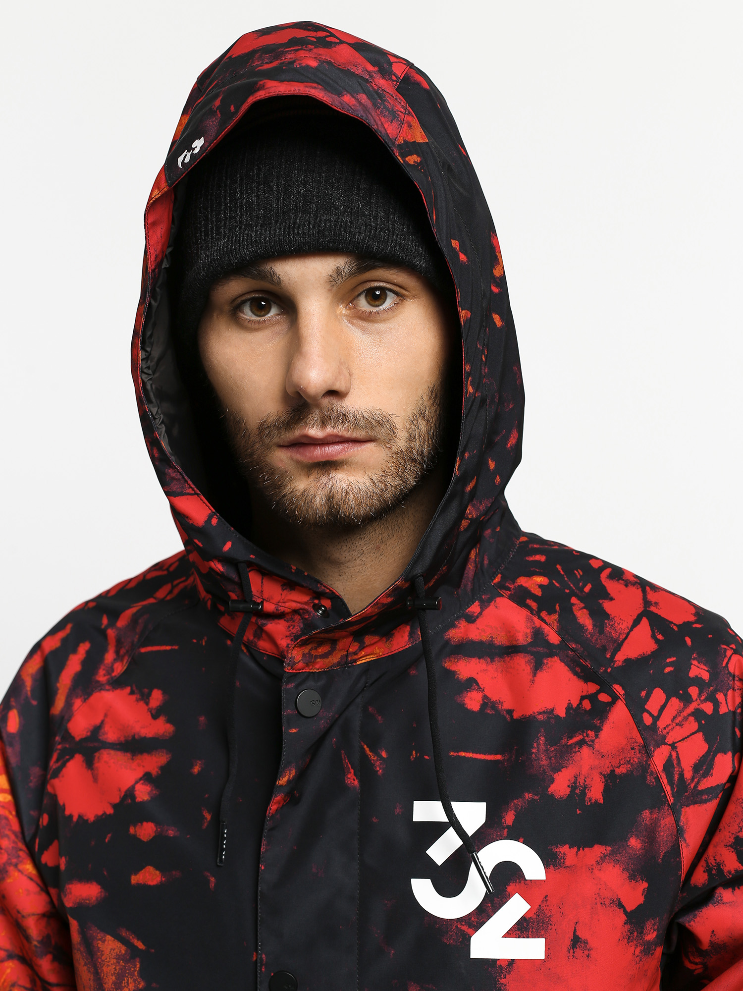 Mens ThirtyTwo Grasser Snowboard jacket (red/black)