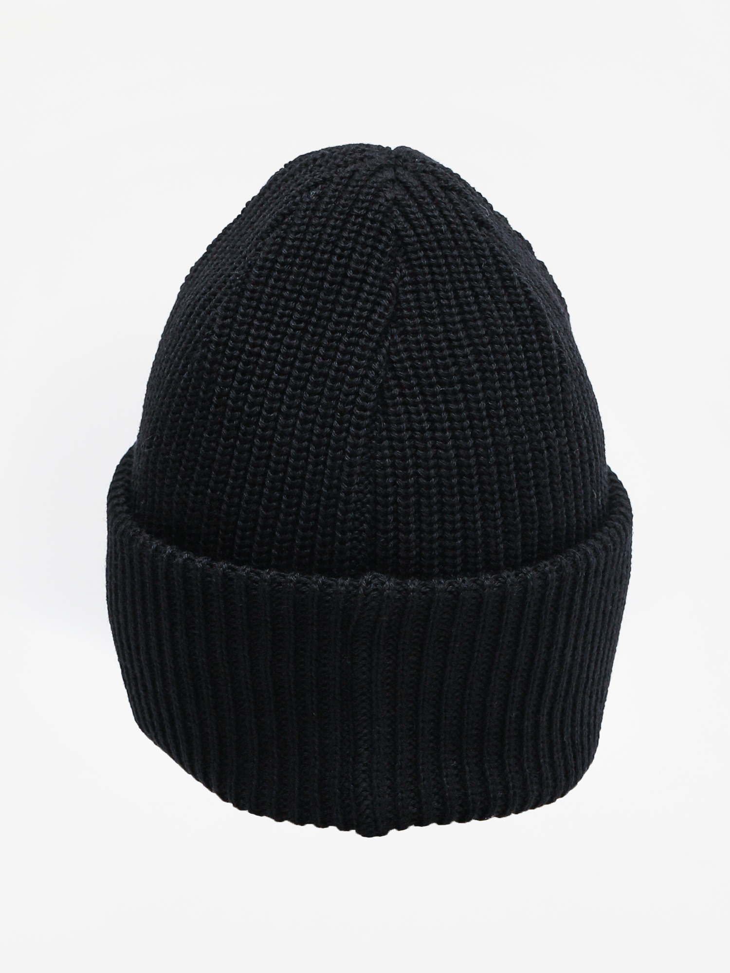 Polar Skate Double Fold Merino Beanie (black)