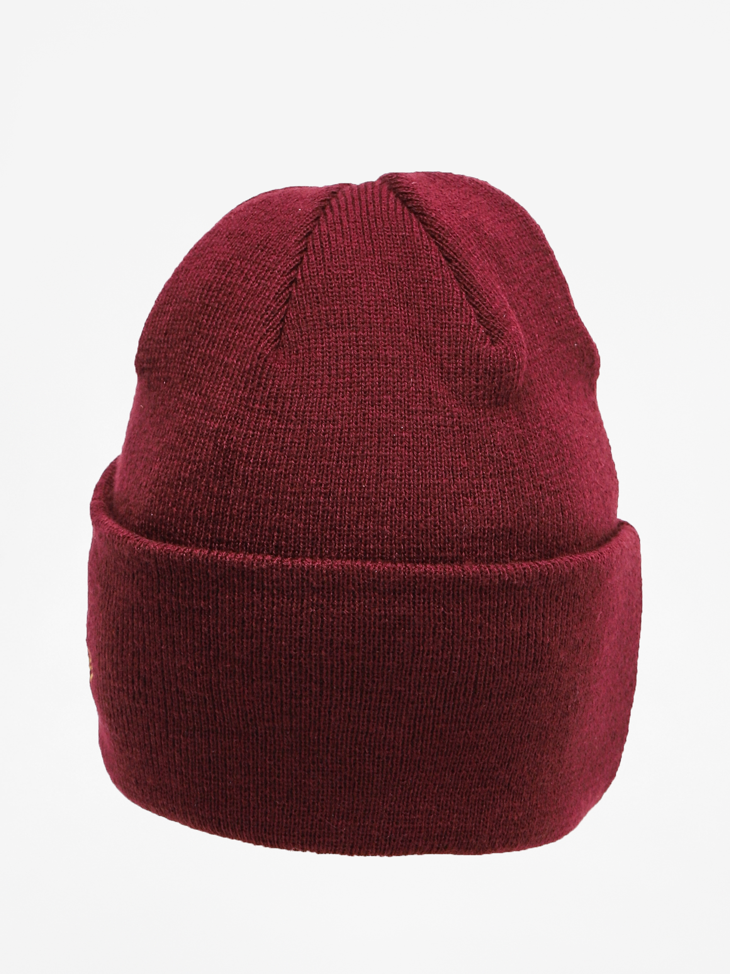 New Era Flagged Cuff Knit Beanie (maroon)