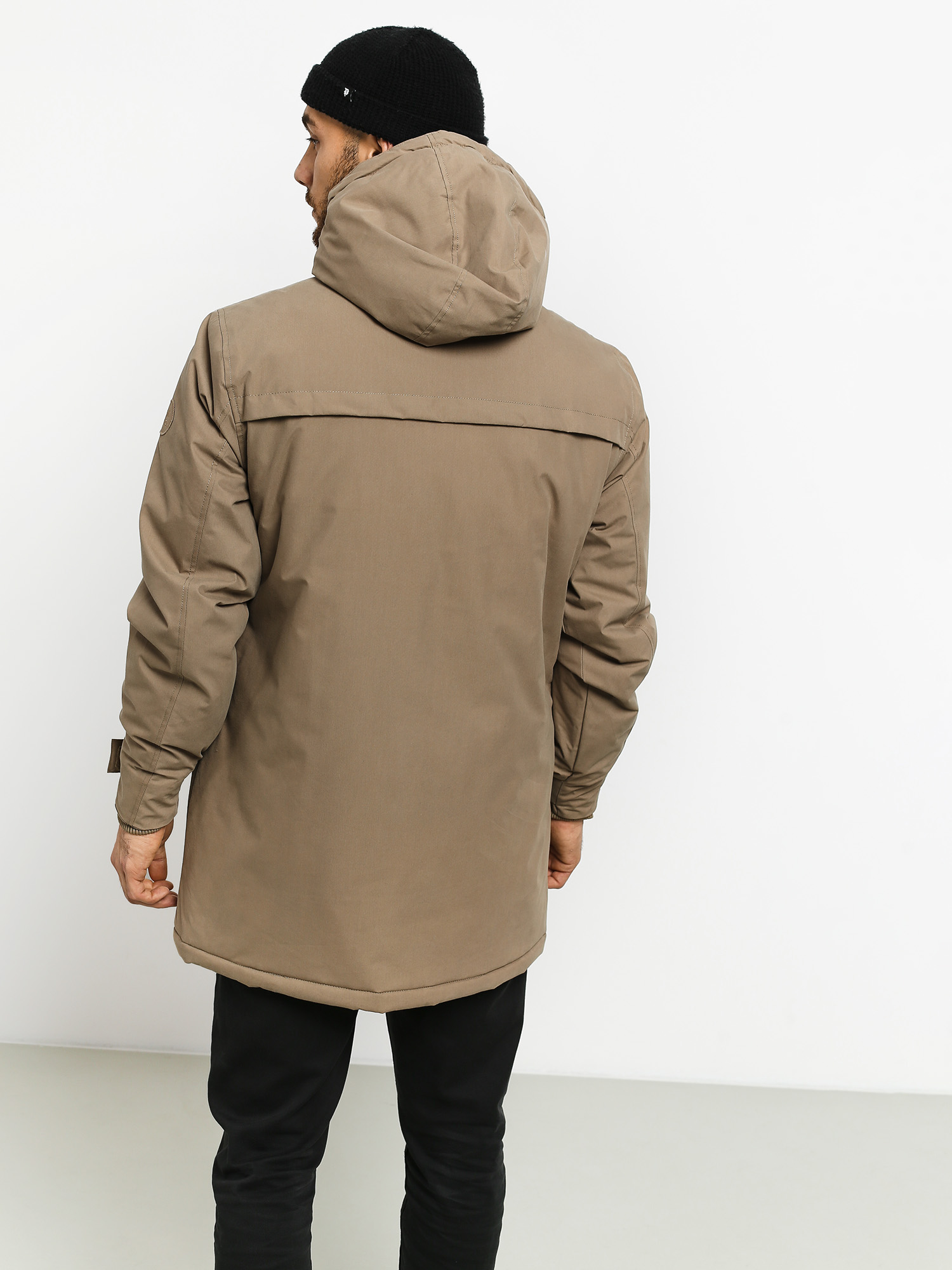 RVCA Patrol Parka Jacket (dark khaki)