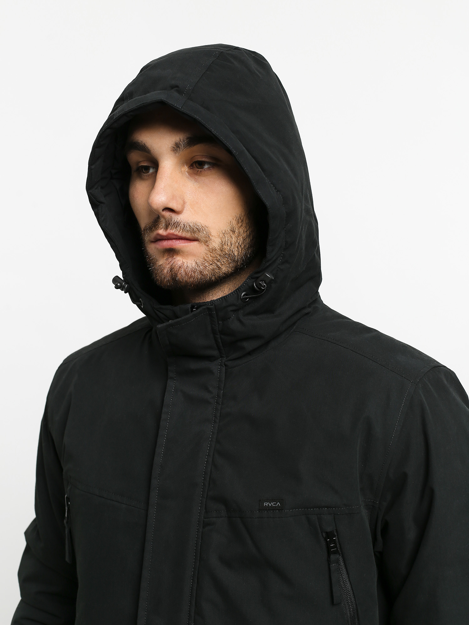 RVCA Patrol Parka Jacket - black (rvca black)