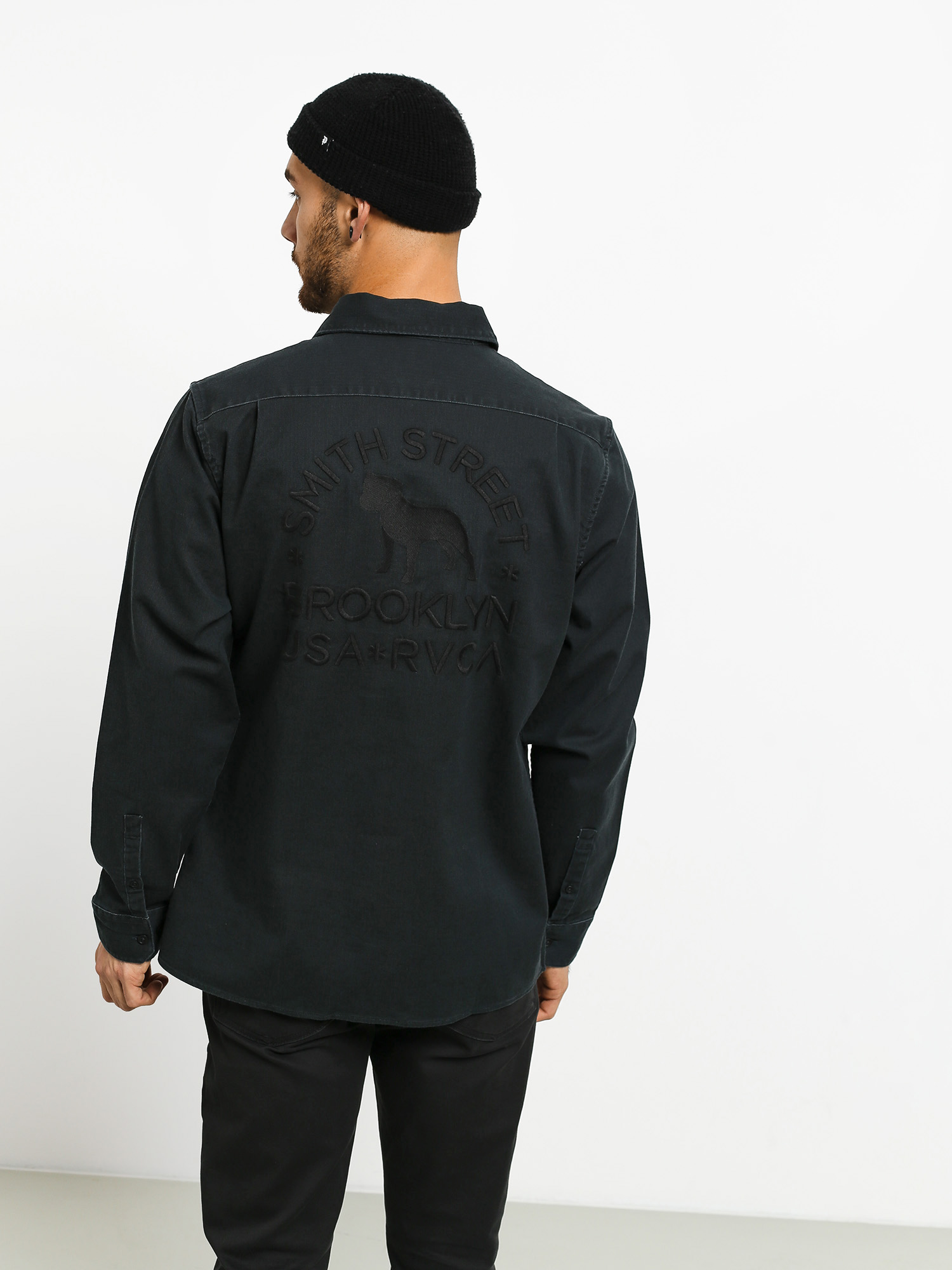 RVCA Smith Street Ls Shirt (black)