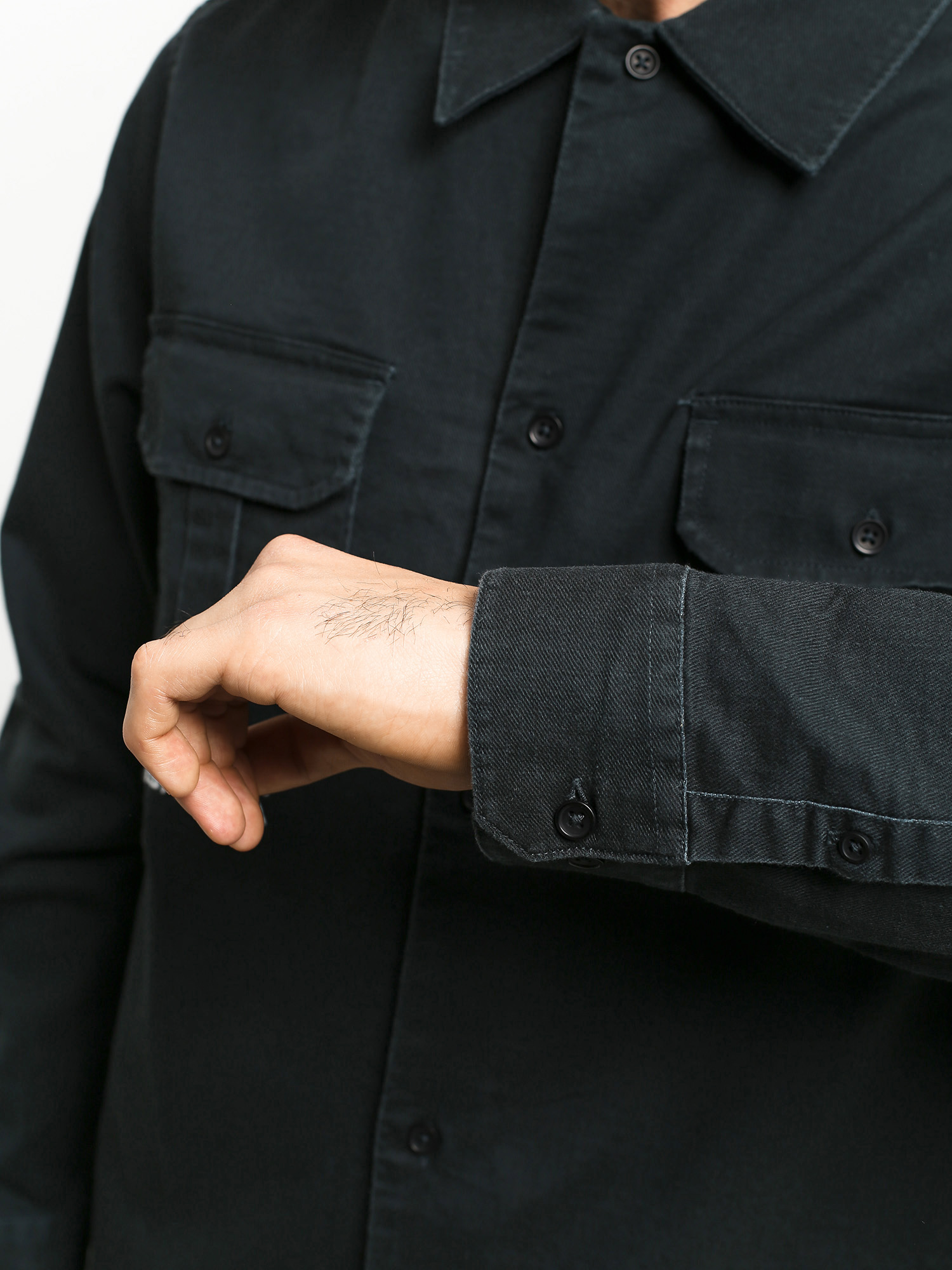 RVCA Smith Street Ls Shirt (black)