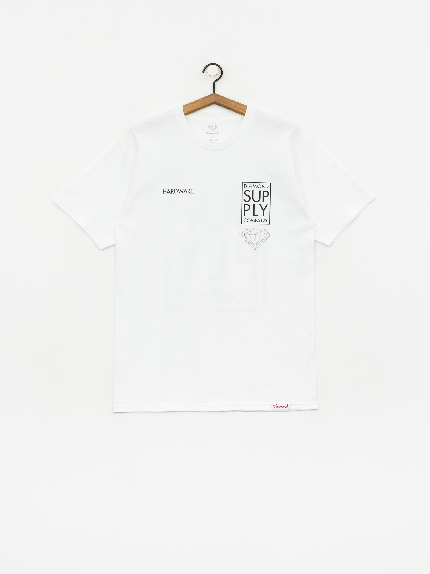 Diamond Supply Co. Stacked Type T-shirt (white)